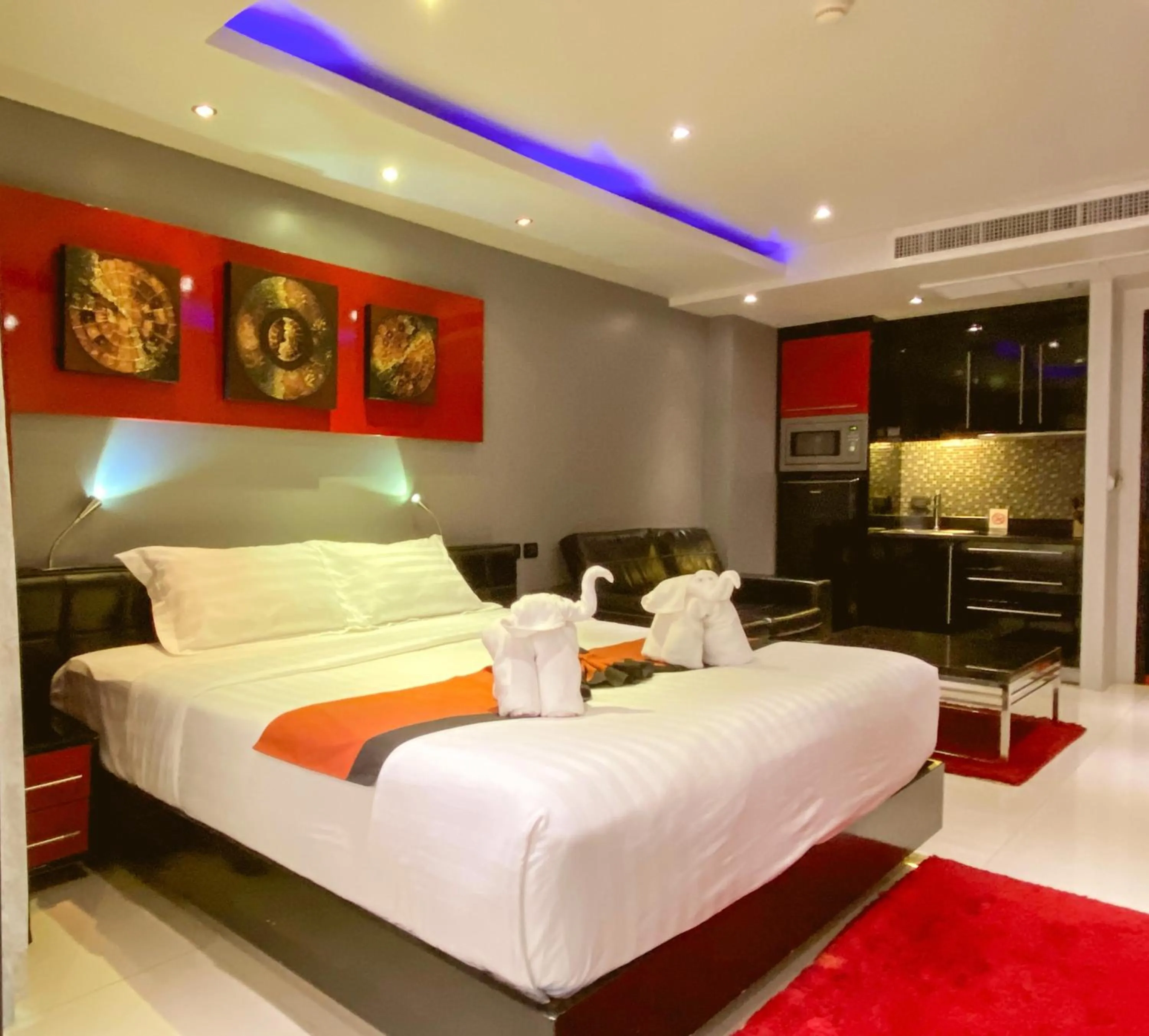 Bed in Absolute Bangla Suites