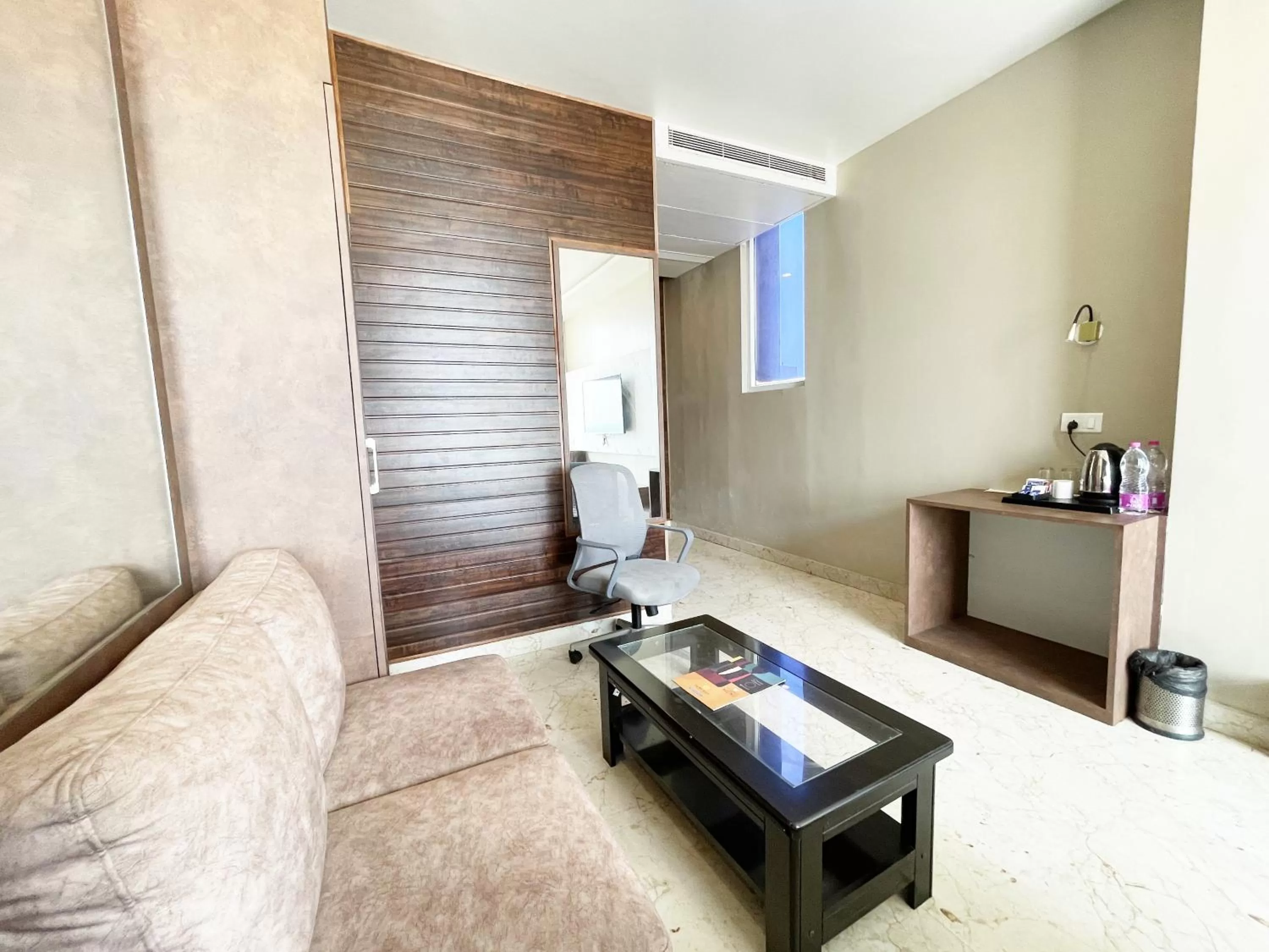 Seating Area in Hotel TBS sea view ! Puri