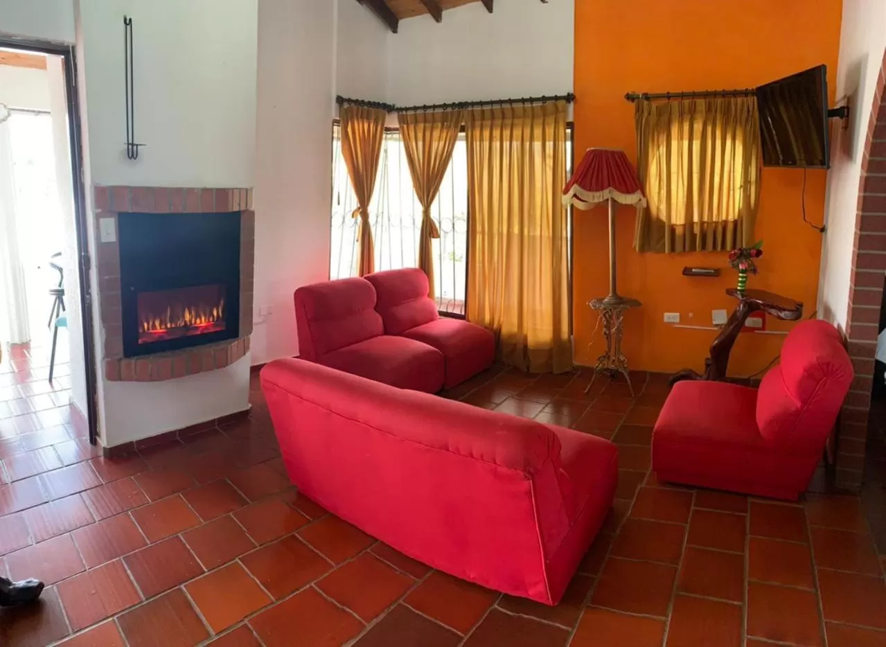 Seating Area in Hotel Campestre la Loma curiti