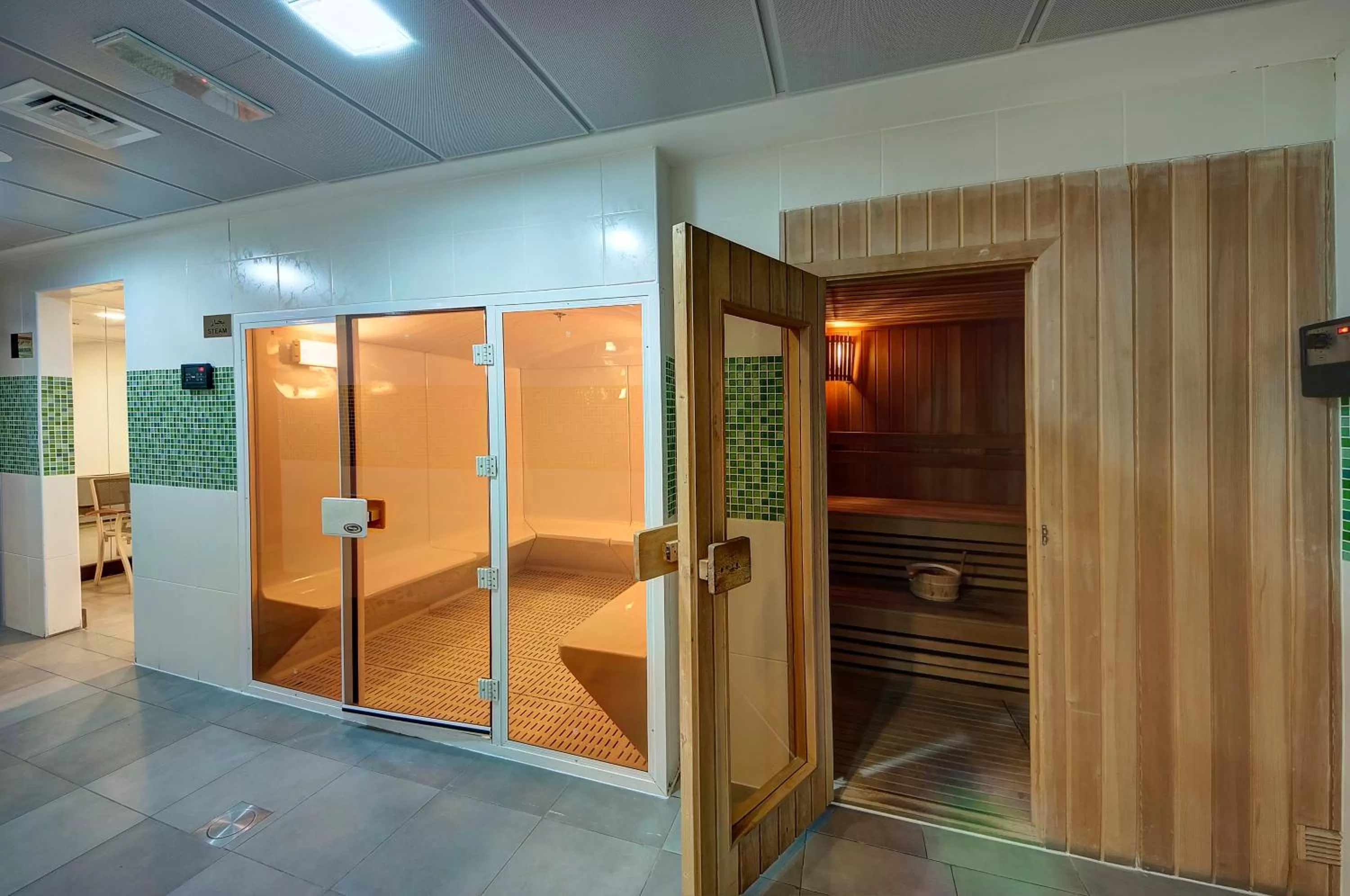 Sauna in Marina View Deluxe Hotel Apartment