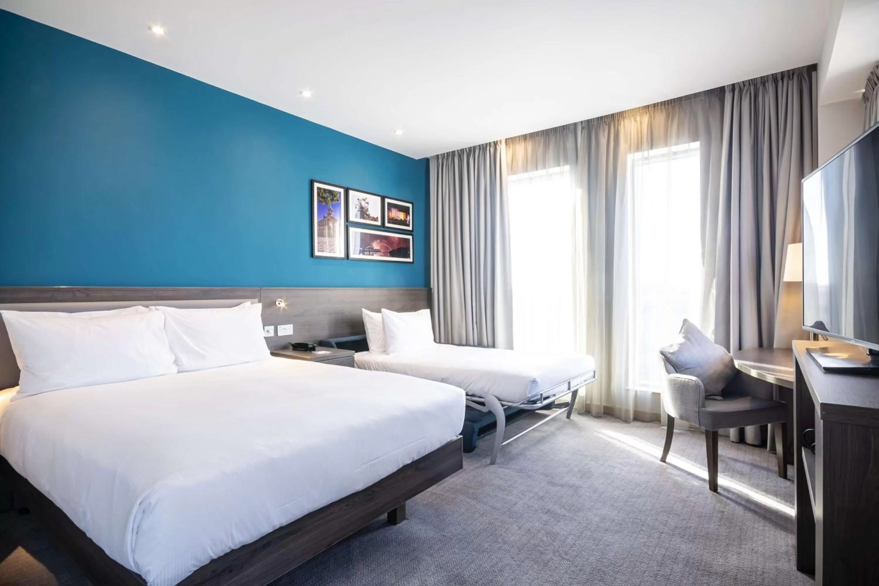 Bedroom, Bed in Hampton By Hilton Stockton On Tees