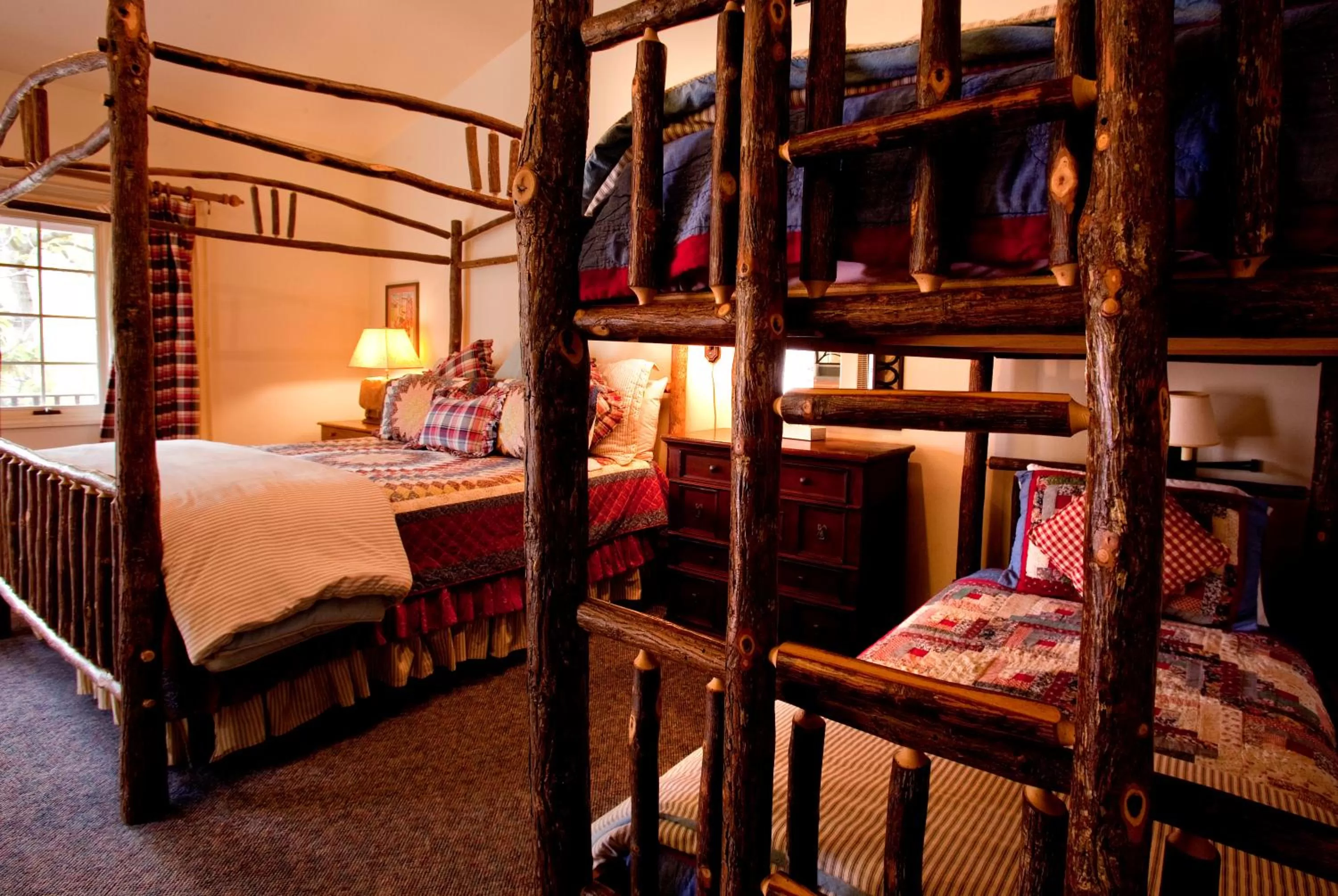 Bunk Bed in Circle Bar B Guest Ranch