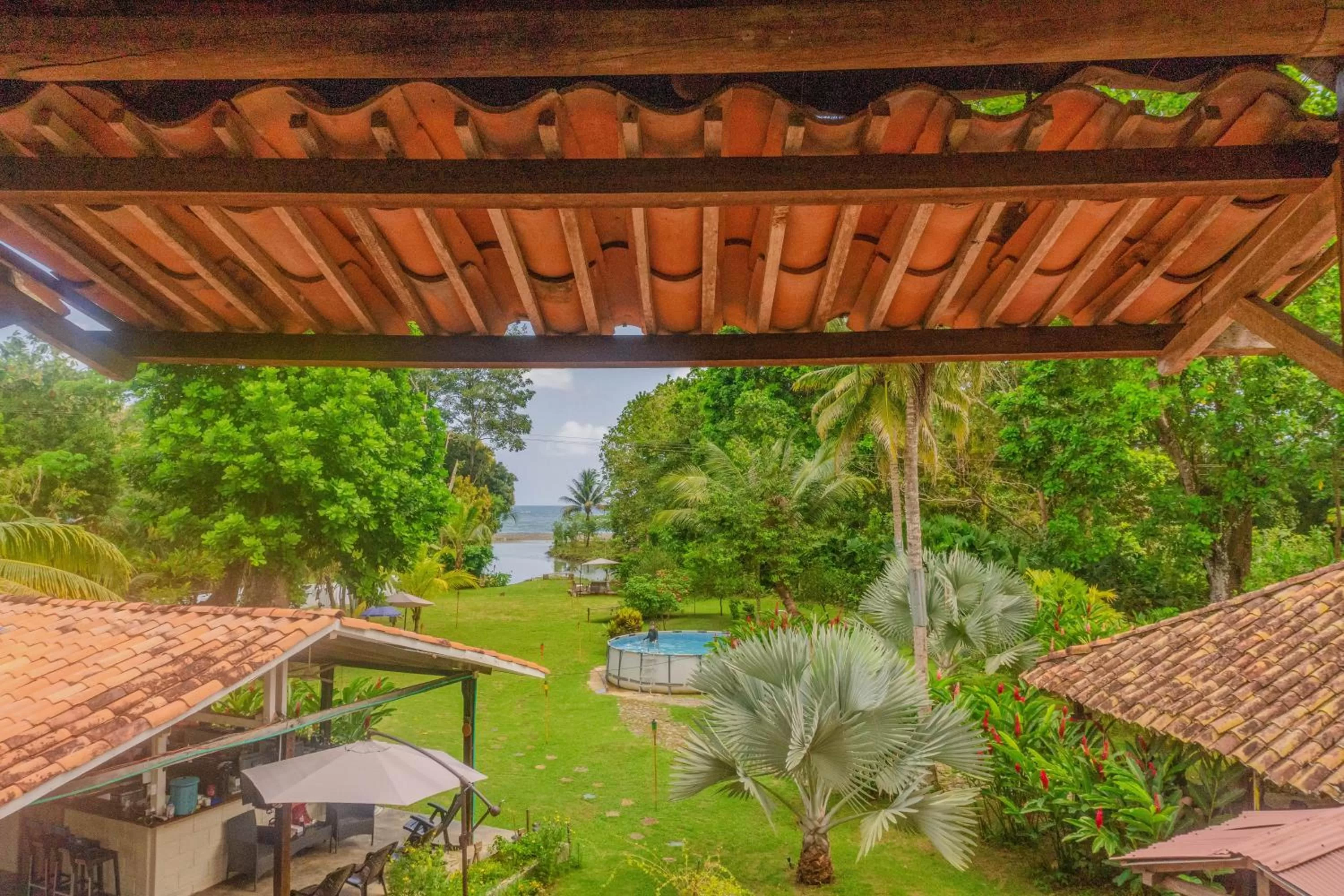 Pool View in Los Robles Capurgana