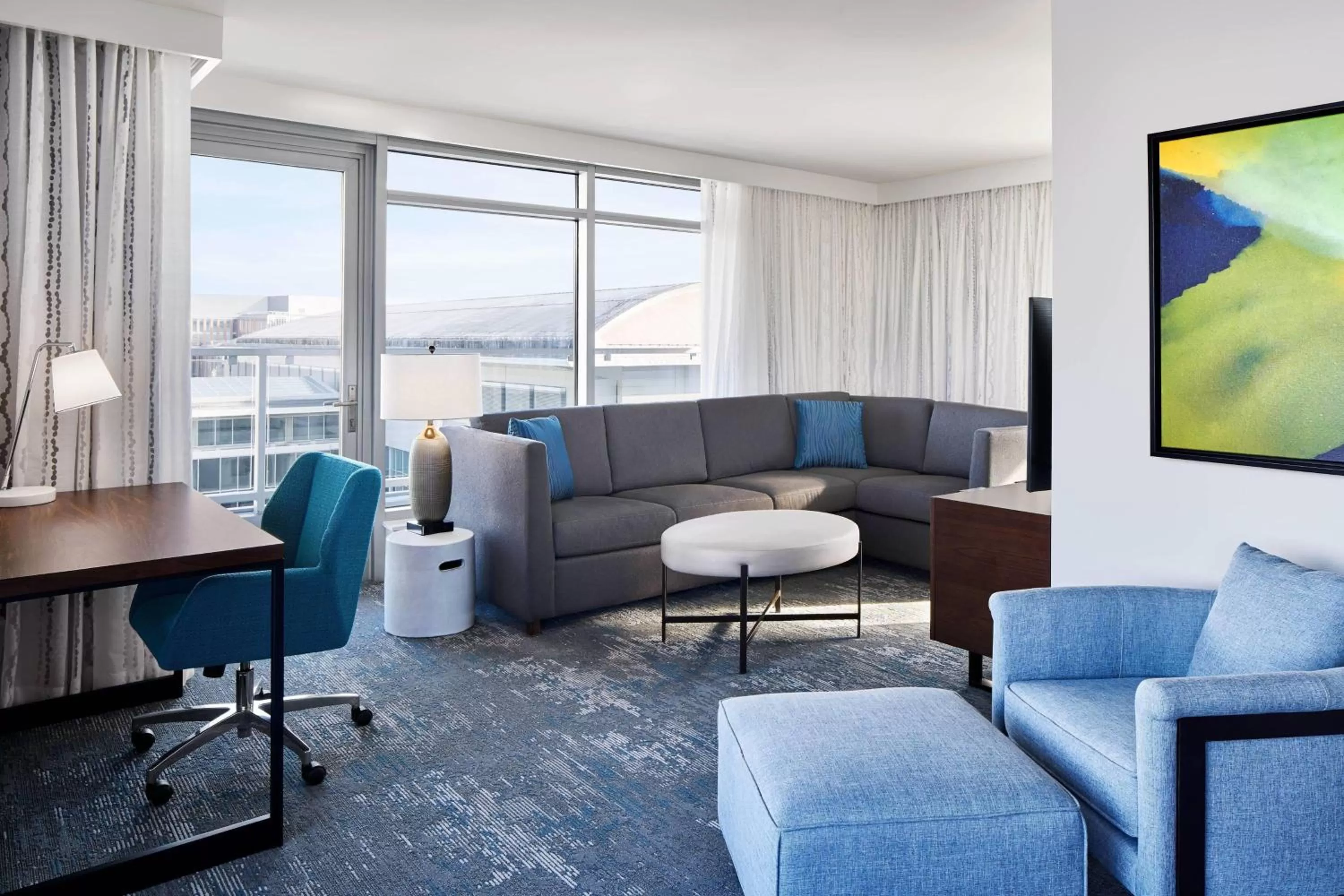 Living room in Residence Inn by Marriott Washington Downtown/Convention Center