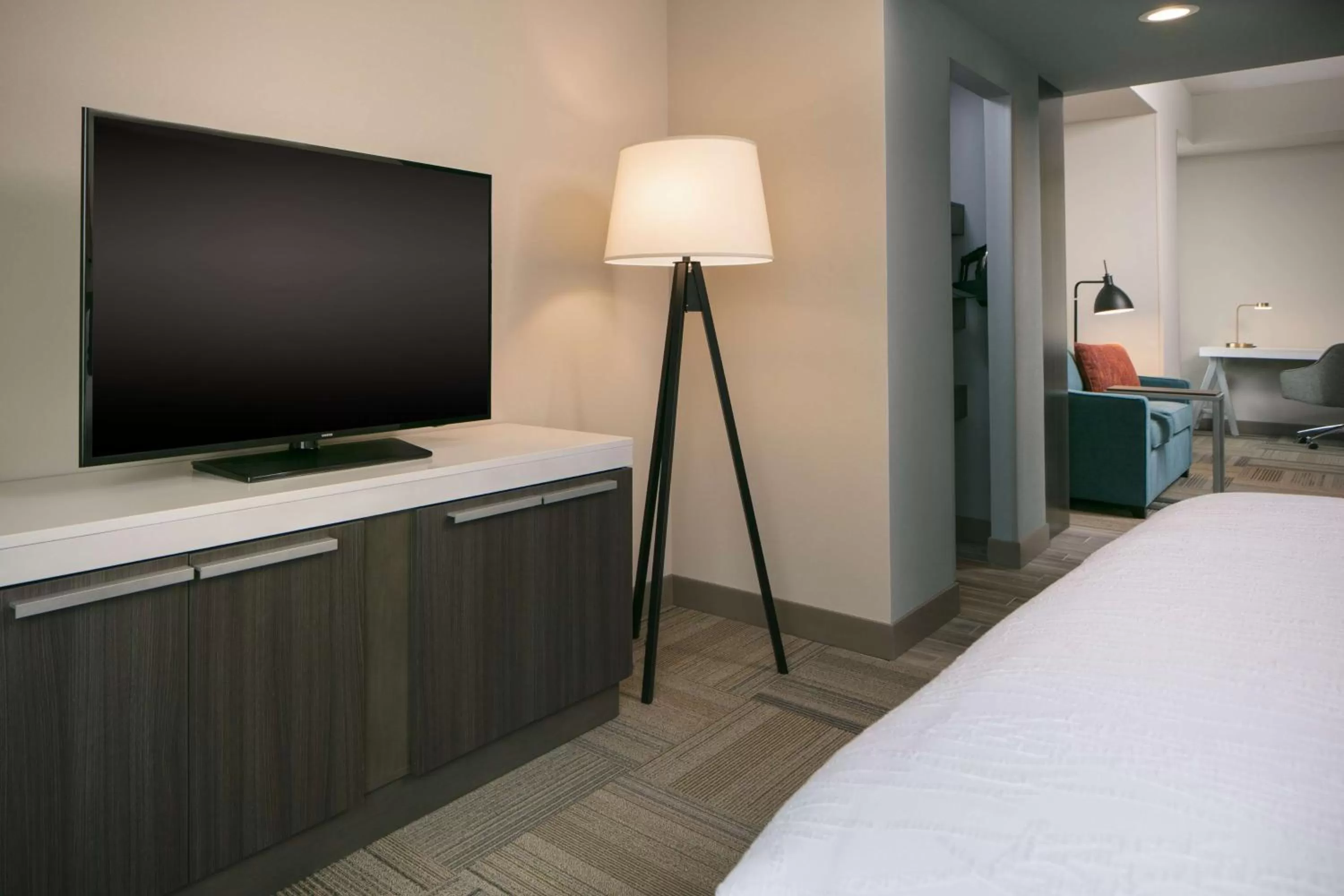 Junior King Suite with Sofa Bed in Hilton Garden Inn Iowa City Downtown University