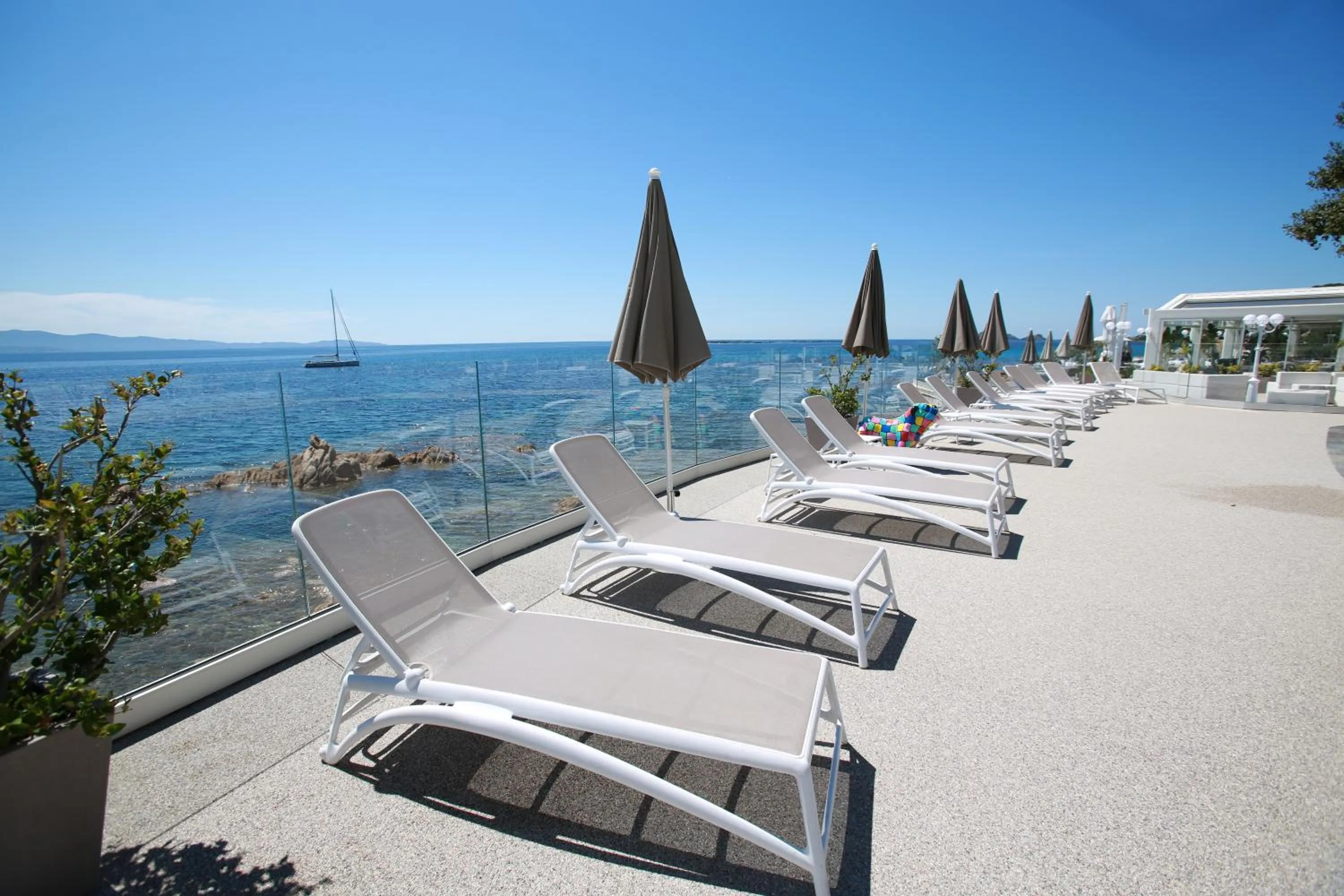 Sea view in Hôtel Restaurant Dolce Vita