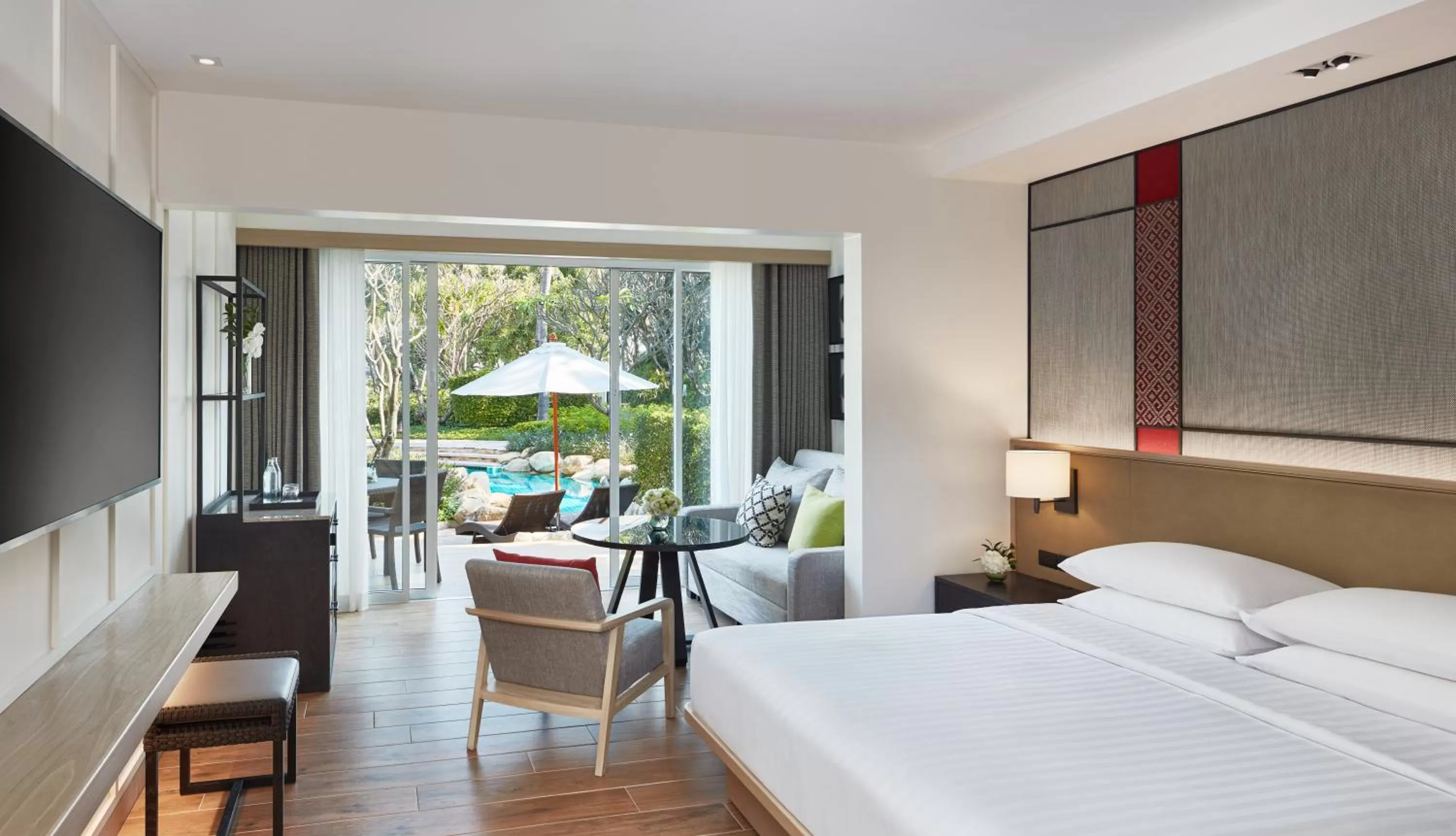 Bed in Hyatt Regency Hua Hin