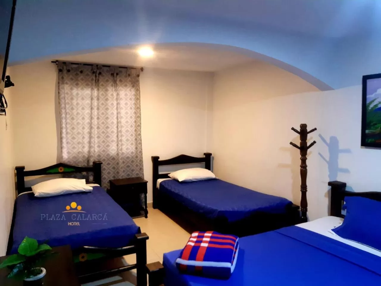 Bed in Hotel Plaza Calarcá