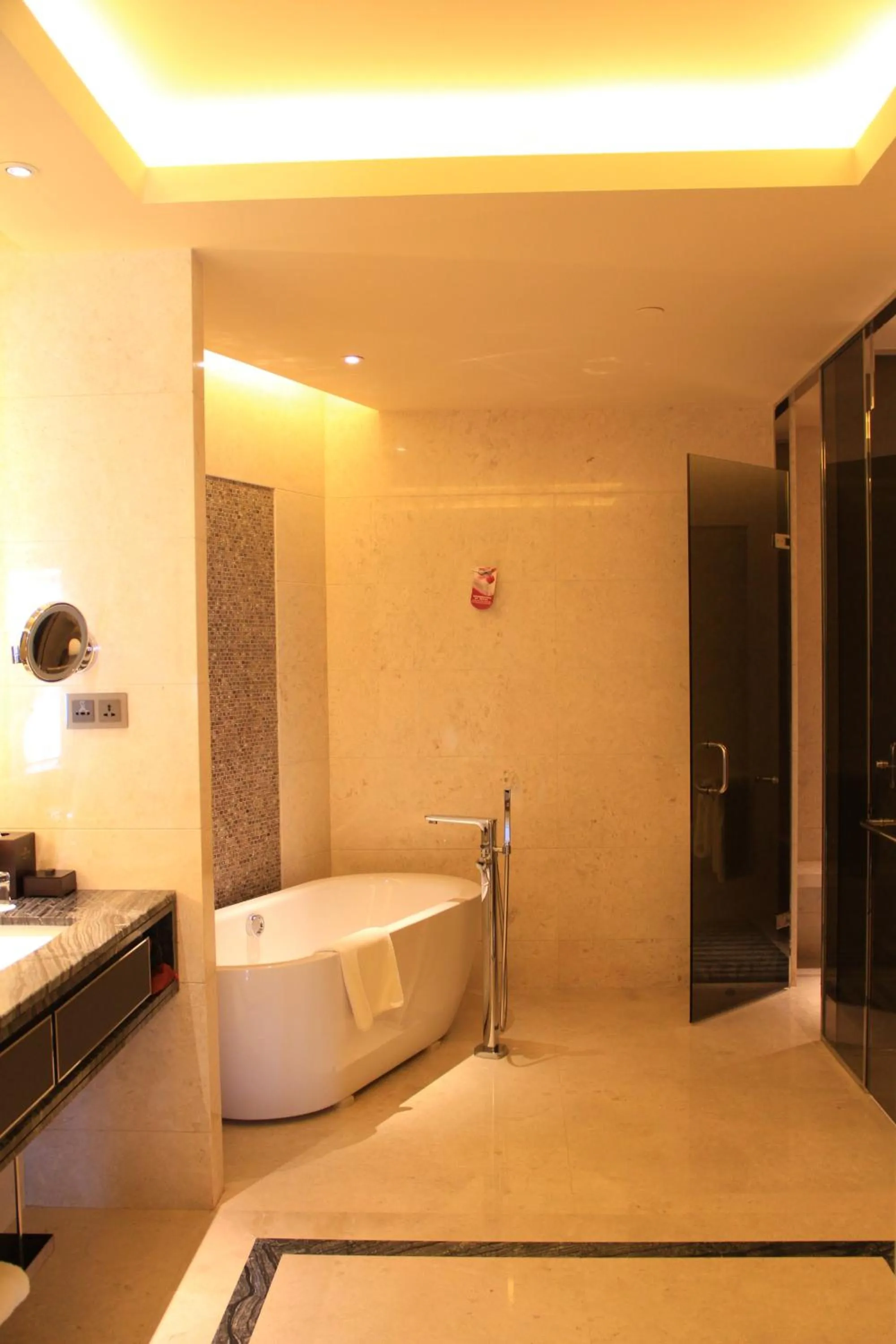 Bathroom in Crowne Plaza Tianjin Jinnan by IHG