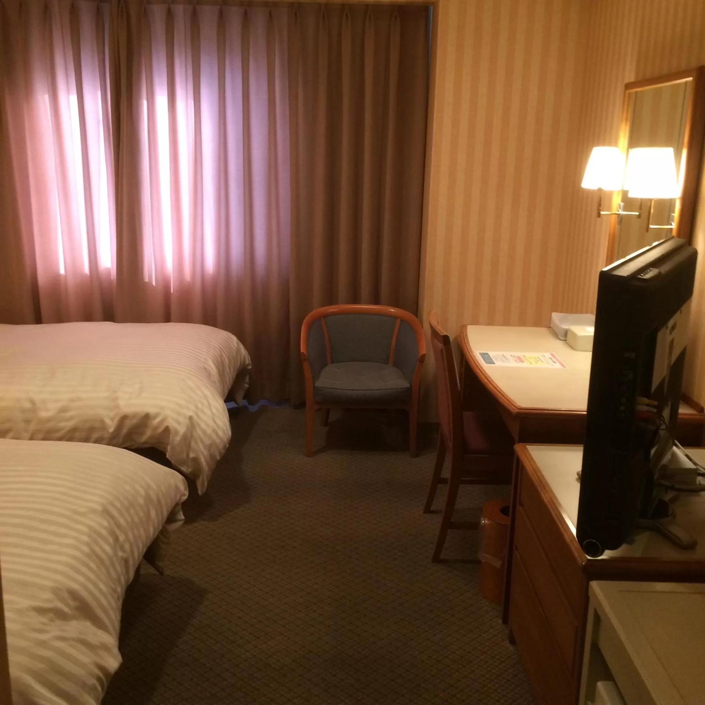 Photo of the whole room, Bed in Hotel Crown Hills Koriyama