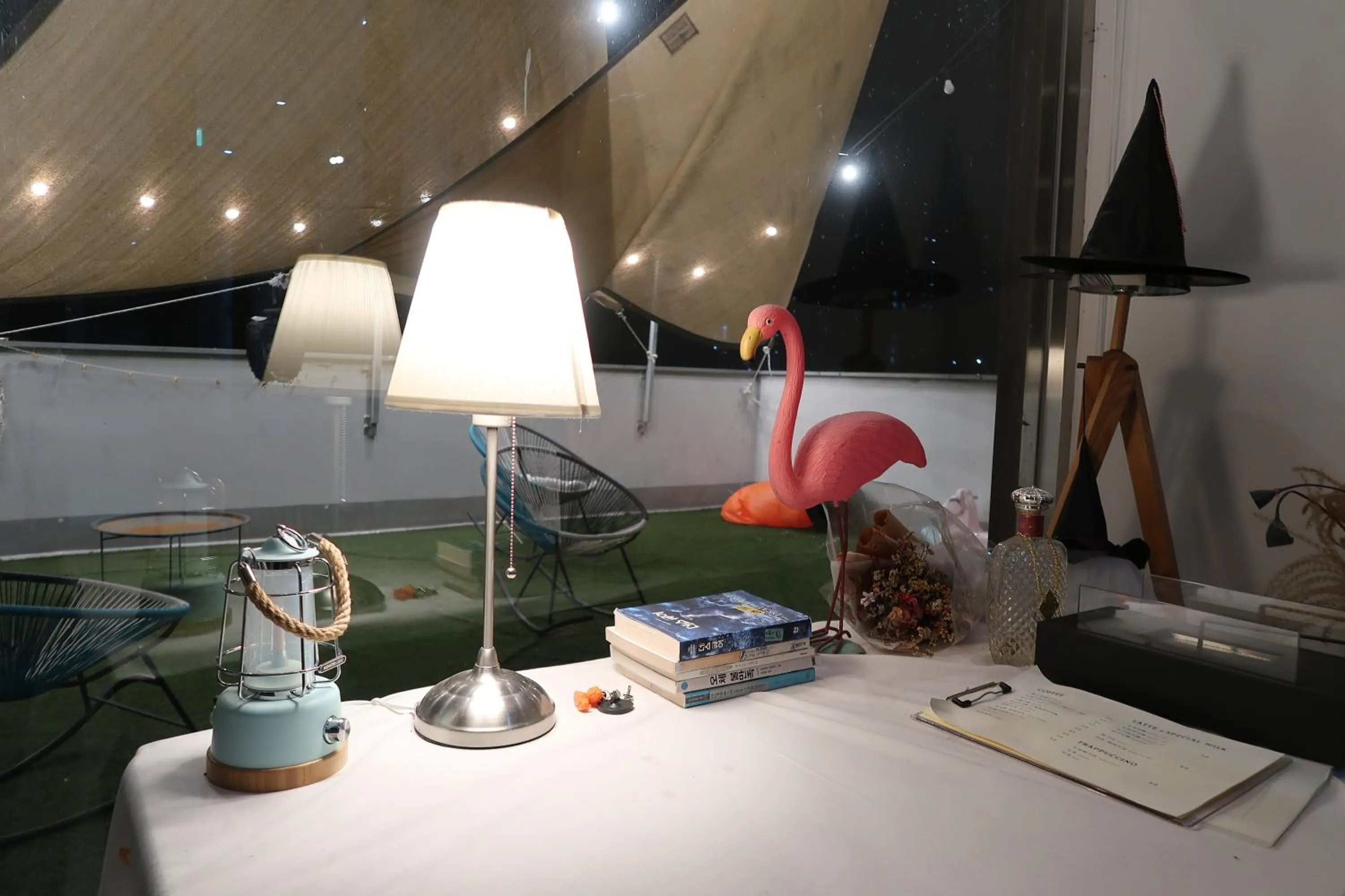 Balcony/Terrace in Andong Poong-gyung HOSTEL n LIBRARY