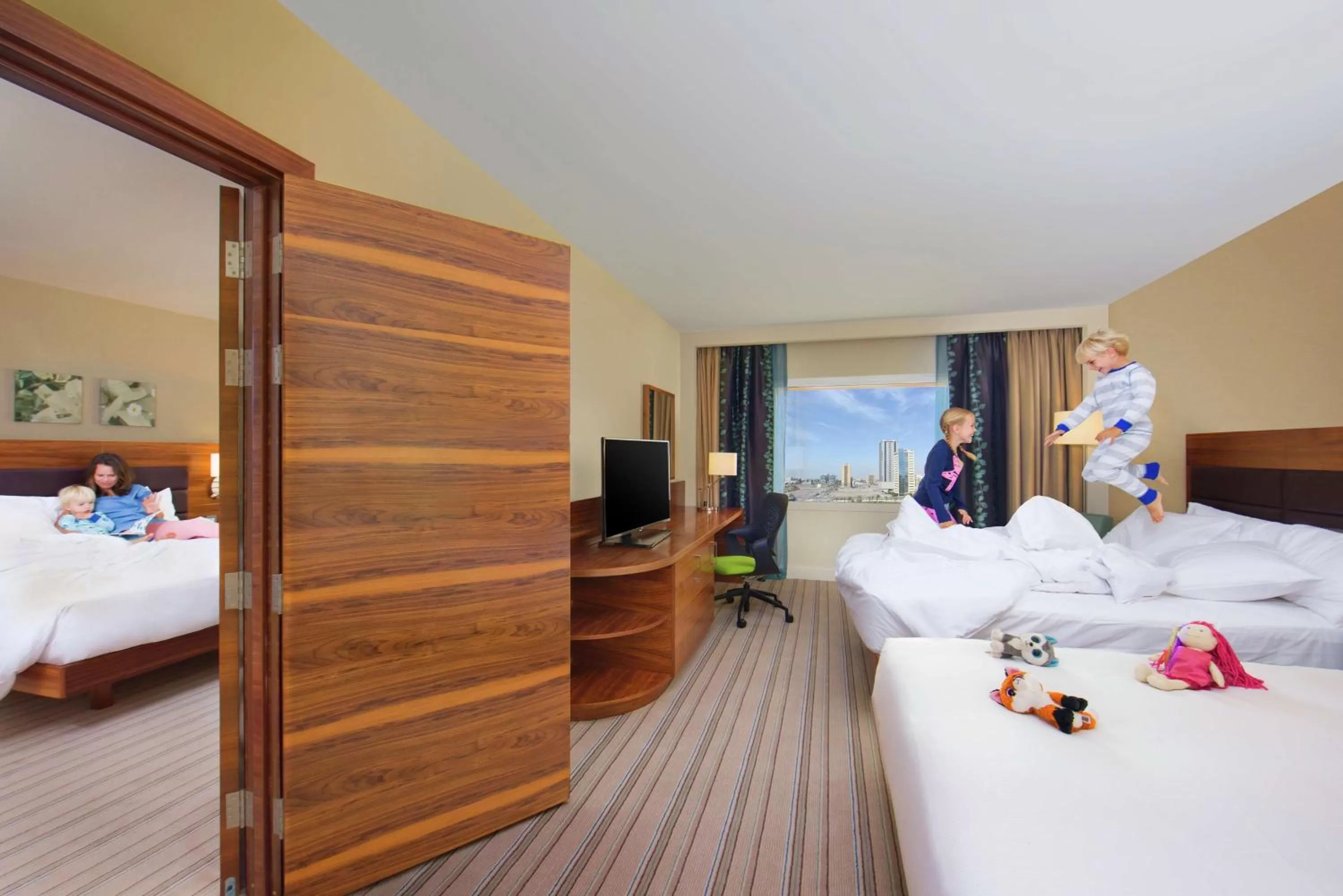 Bed in Hilton Garden Inn Ras Al Khaimah