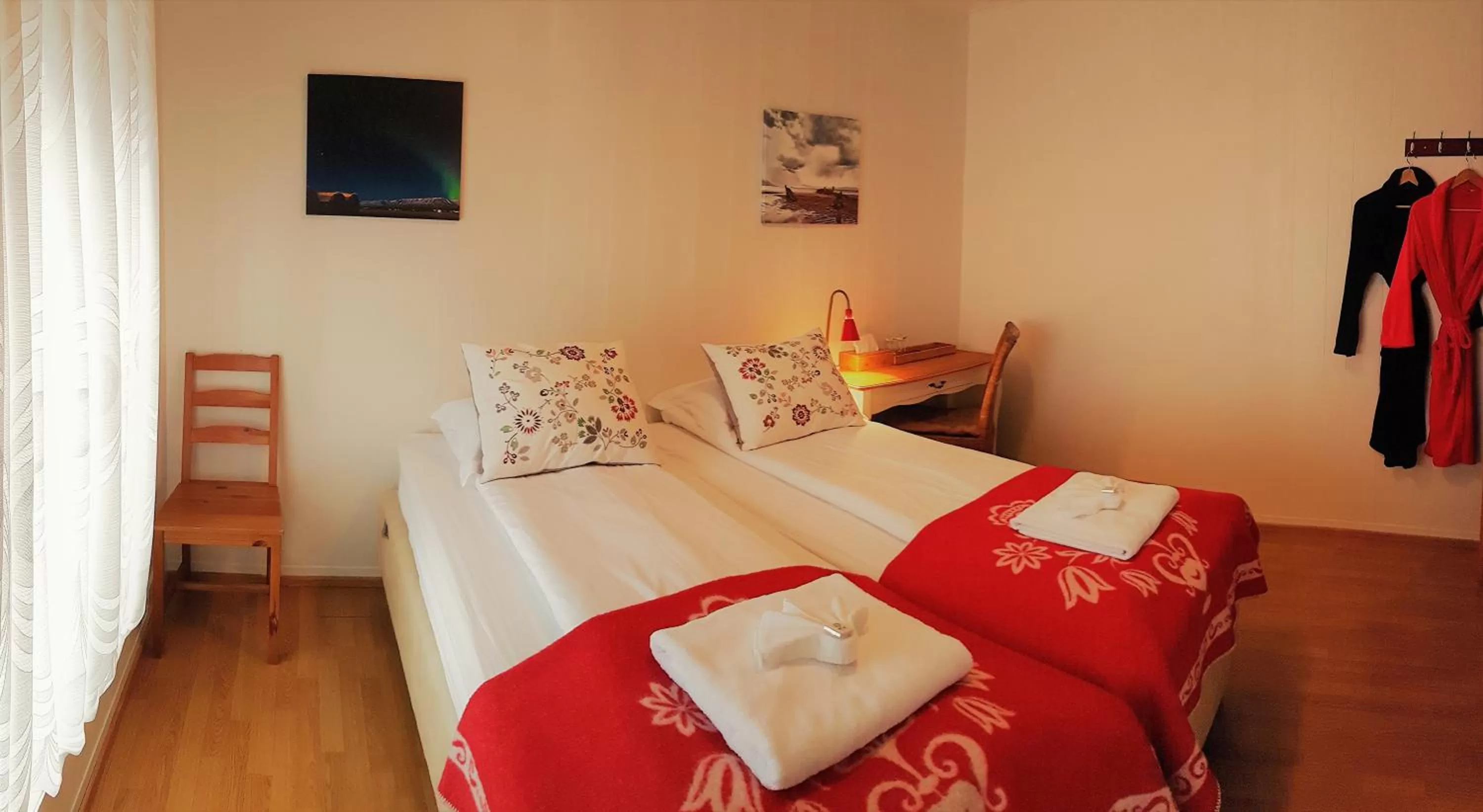 Bedroom, Bed in Hótel Tindastóll