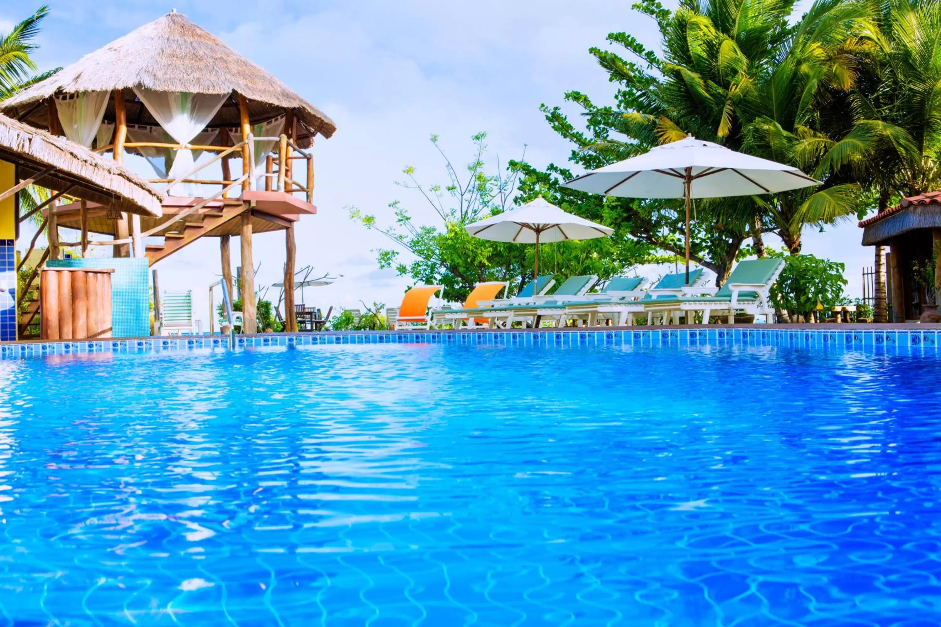 Swimming pool in Pousada Riacho dos Milagres