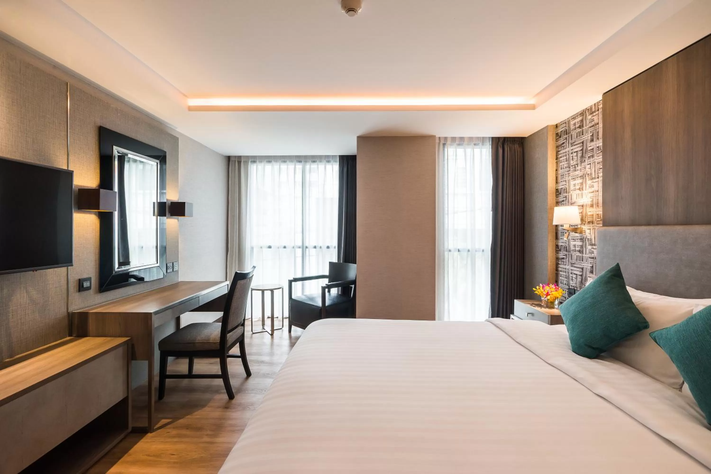 Bed in Citrus Suites Sukhumvit 6 by Compass Hospitality
