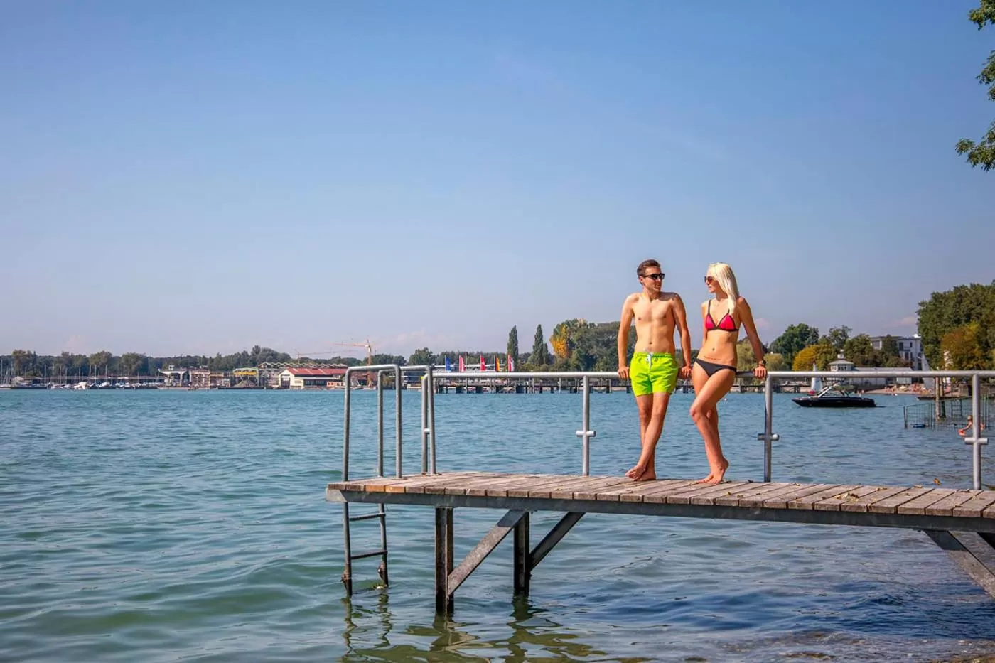 Beach, Guests in Bodensee-Hotel Sonnenhof