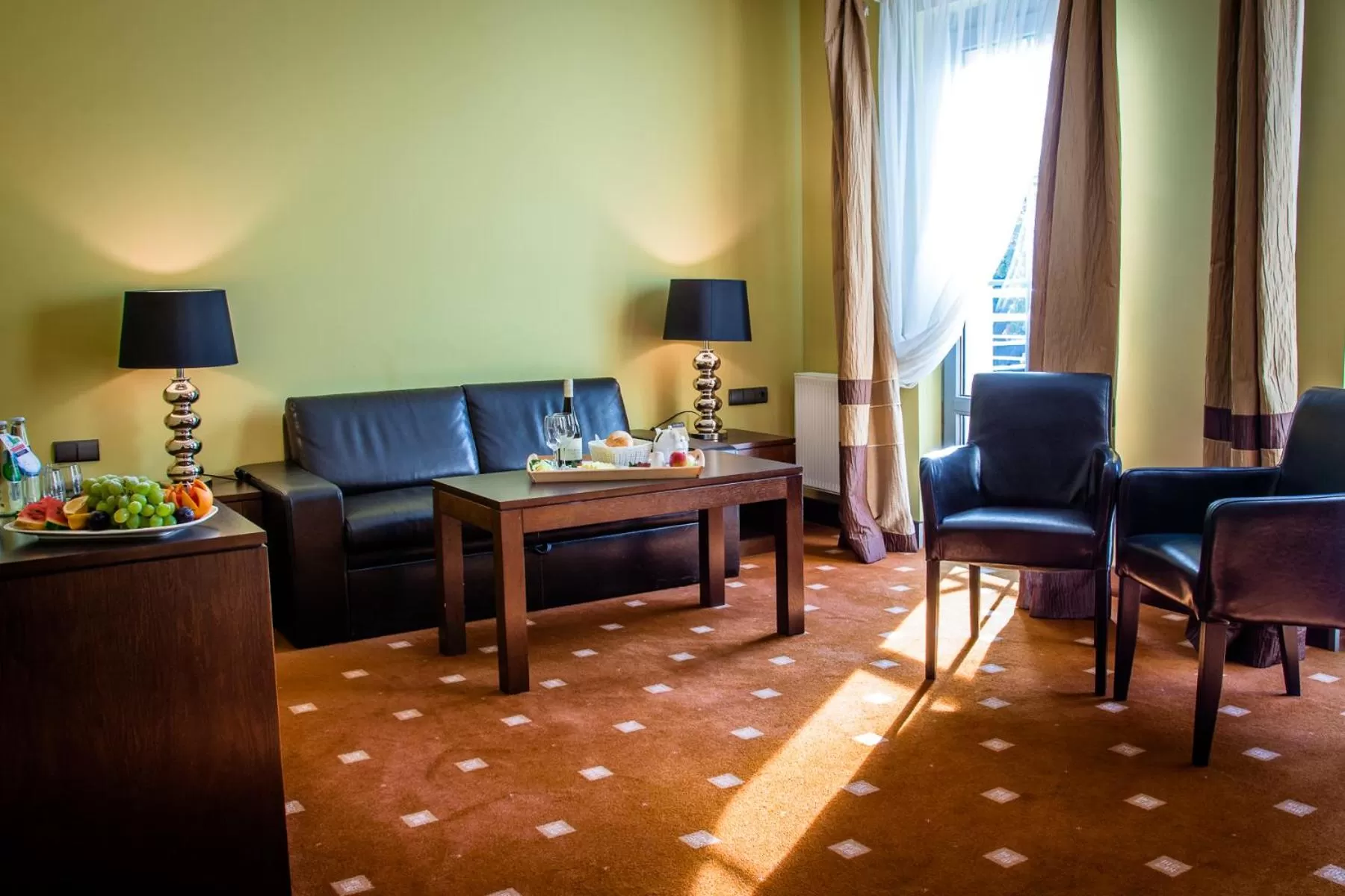 Living room in Hotel Nowy Dwór Elizy blisko Sky Bridge