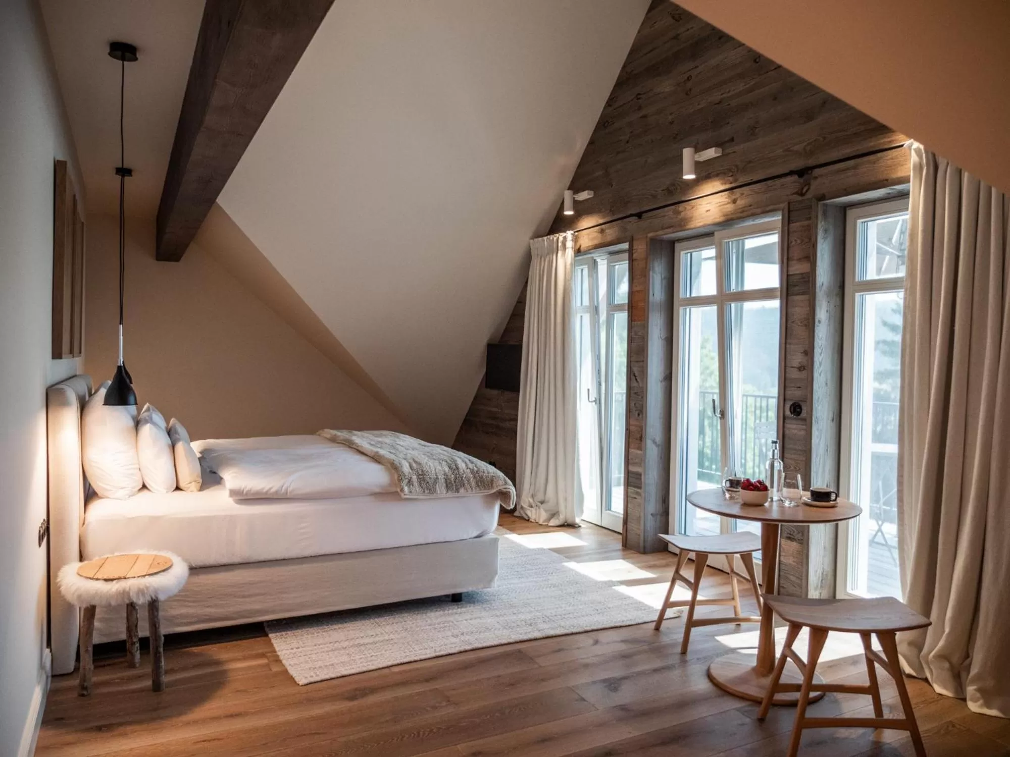 Photo of the whole room, Bed in Alpenloge Hotel