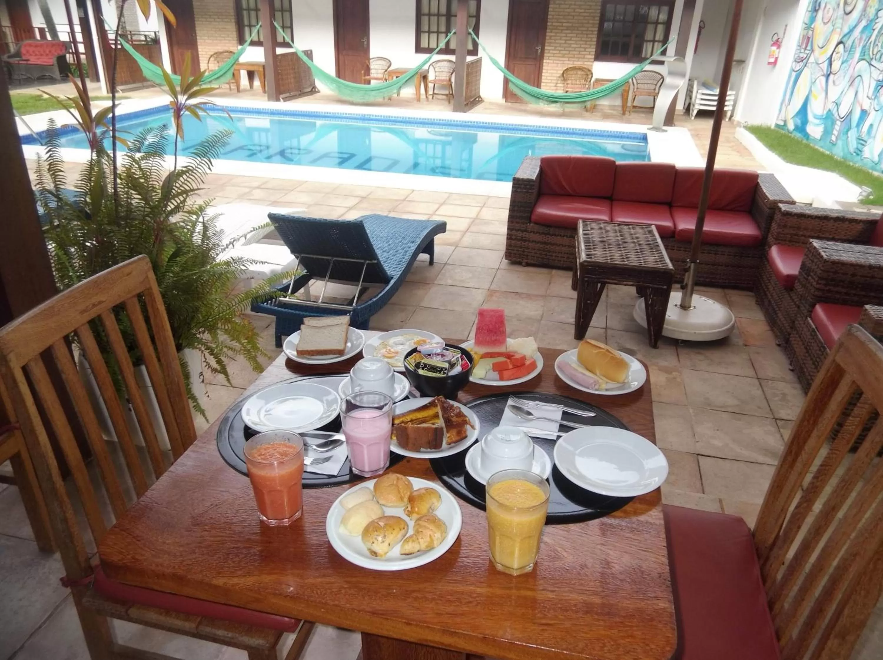 Swimming Pool in Hotel Pousada Salvador Paradise