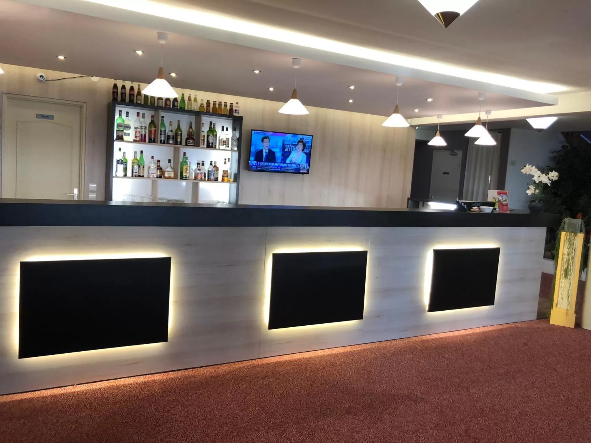 Lobby or reception in Logis Hotel Altina