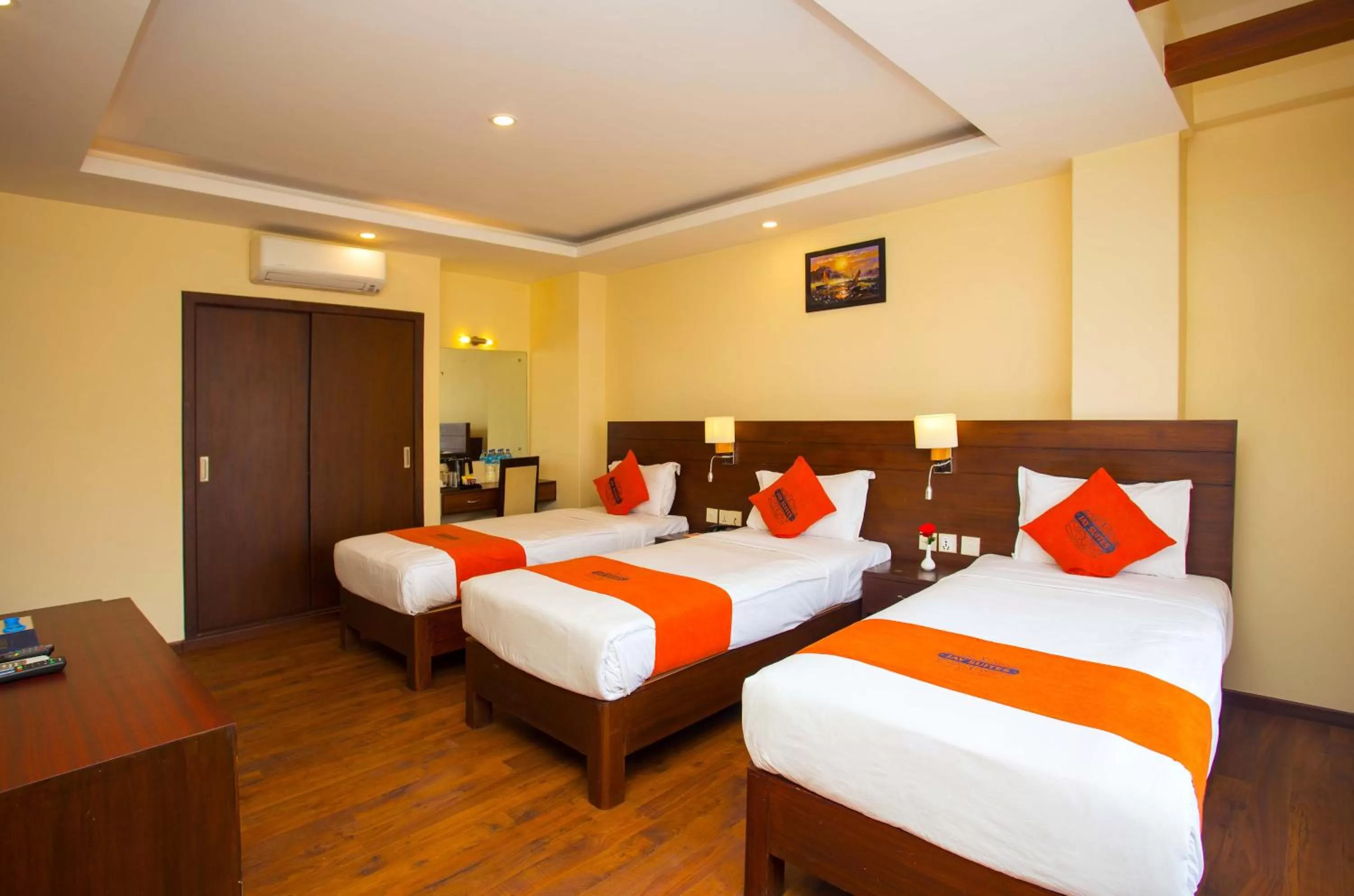 Photo of the whole room, Bed in Hotel Jay Suites