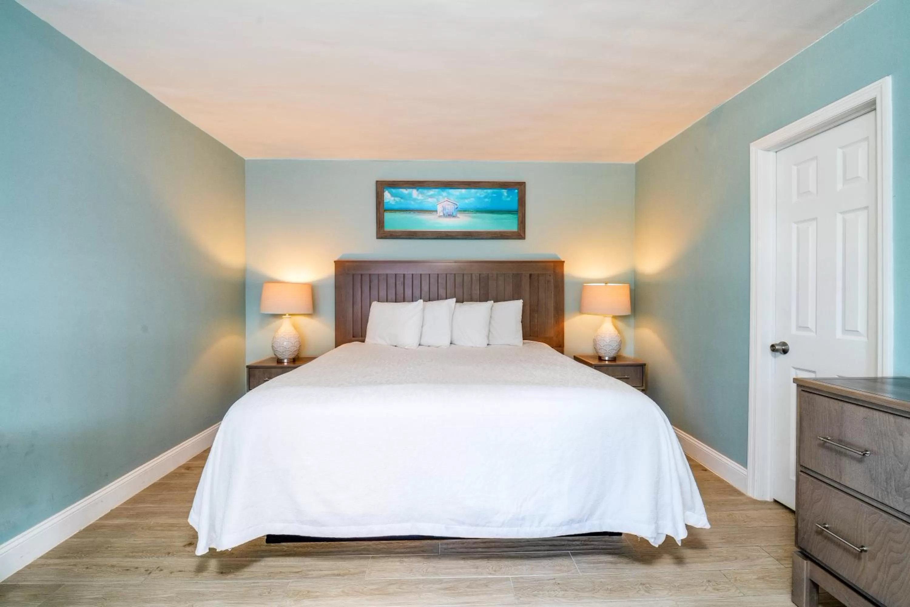 Bed in Rainbow Bend Resort