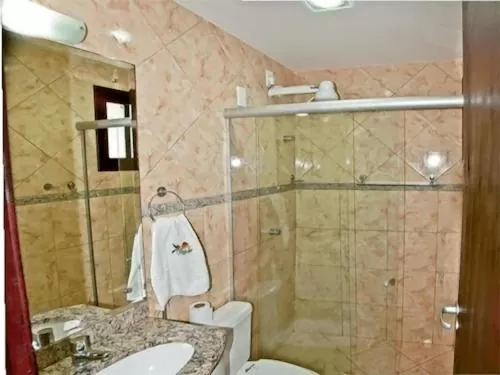 Bathroom in Pousada Beija Flor