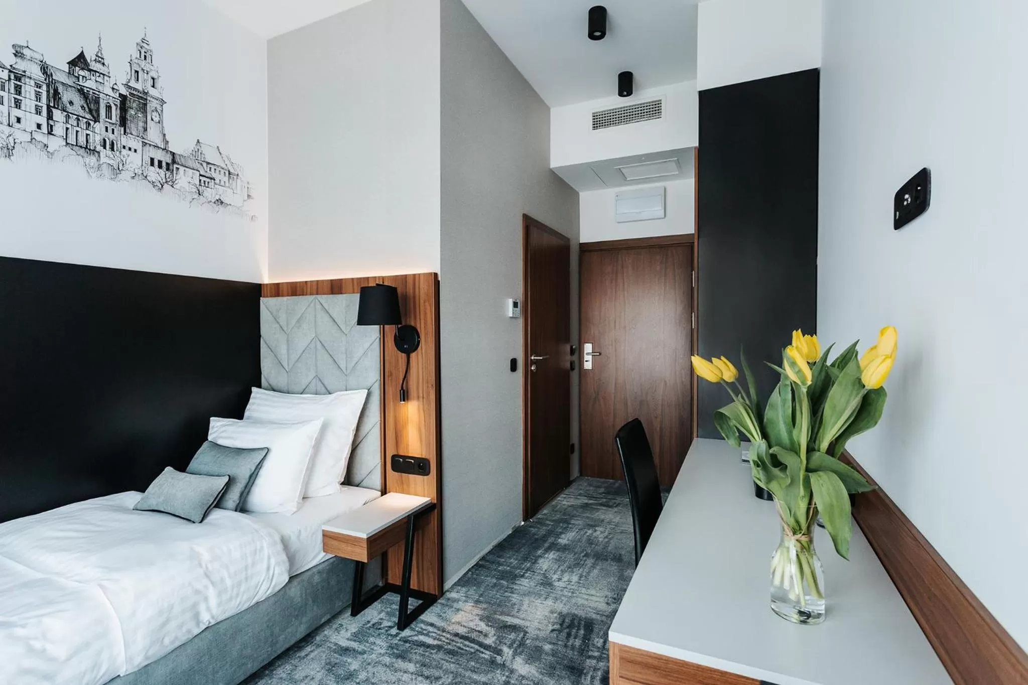 Bed in Focus Hotel Premium Kraków