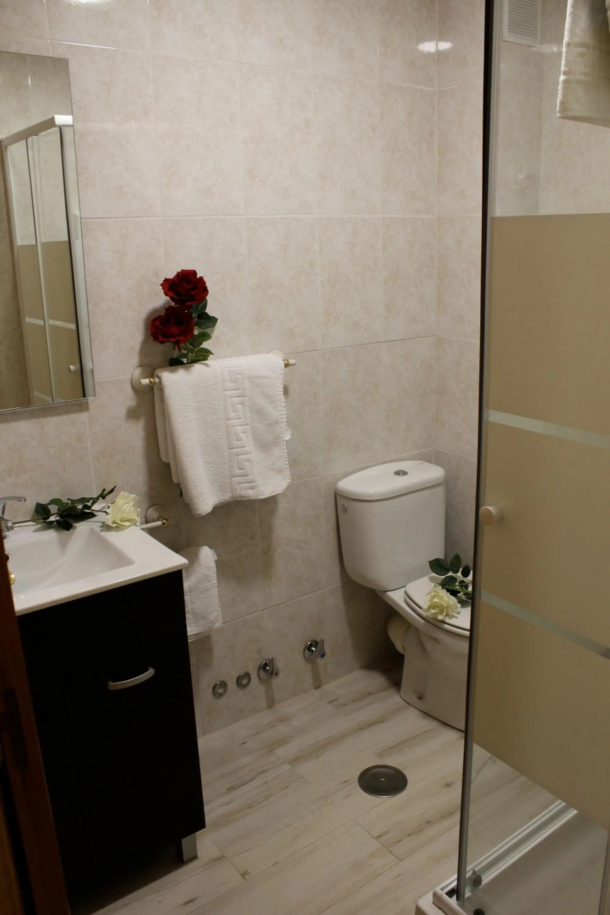 Shower in Hotel Cuatro Caños