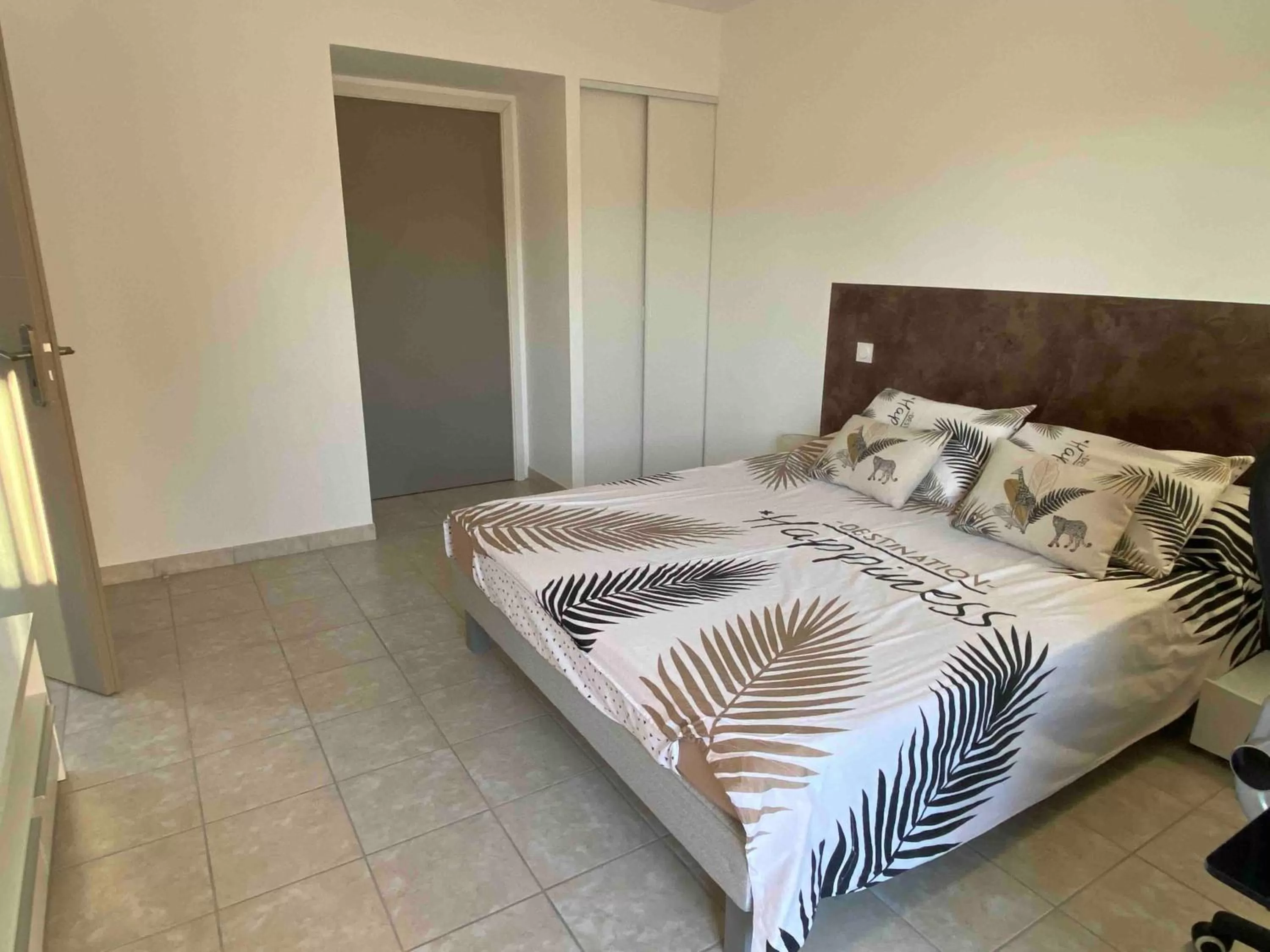 Bed in Chambre d'hôte au pied du Ventoux