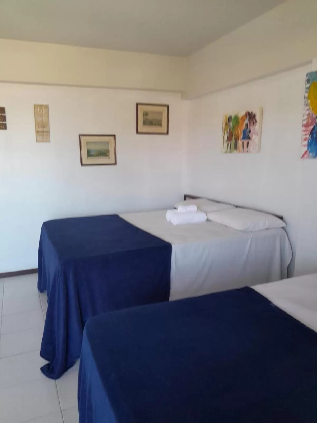 Bed in Sonia Flat Tambaú - Apartamento vista mar no Mano's Royal Hotel