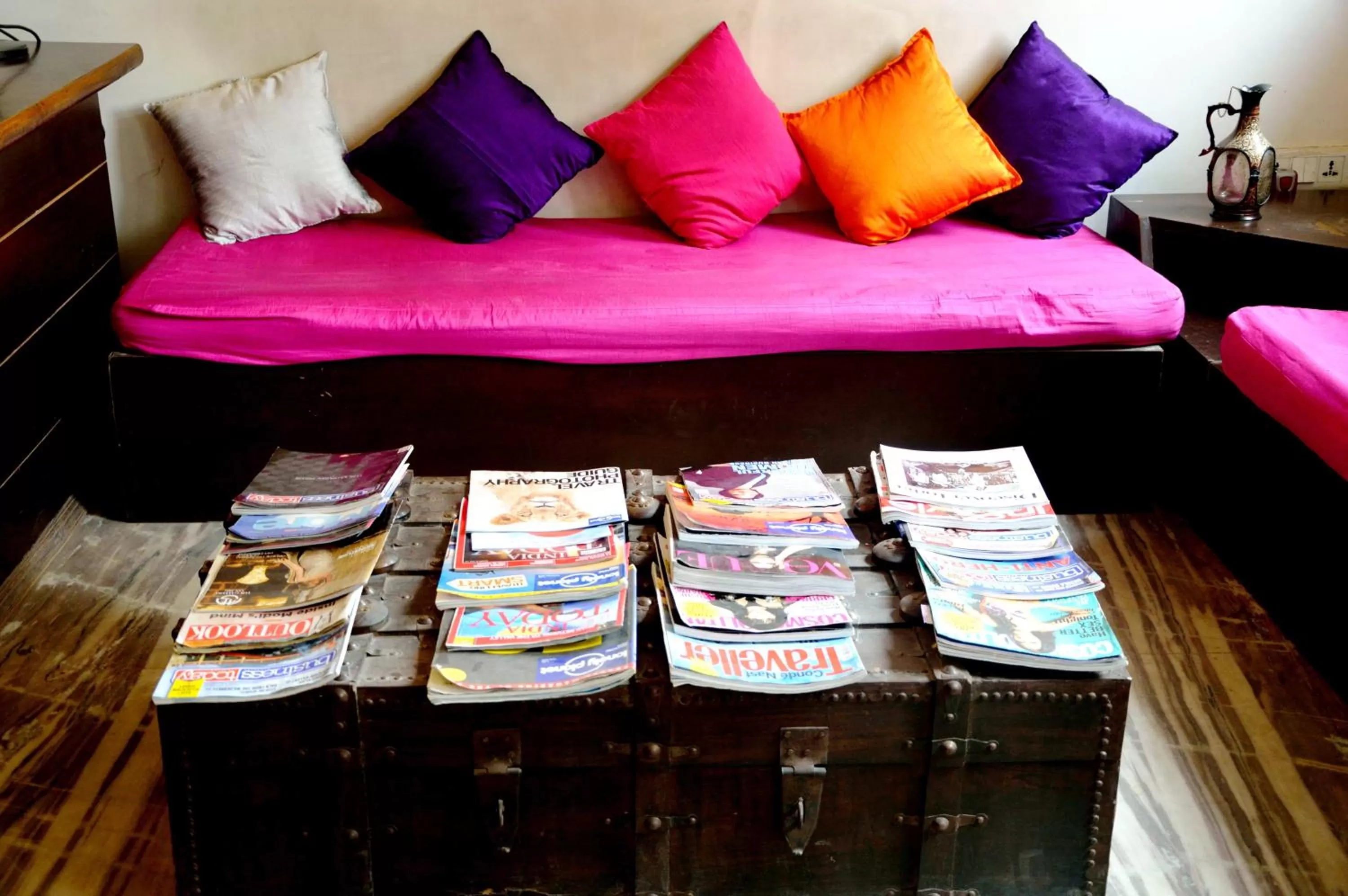 Lobby or reception, Bed in La Casa