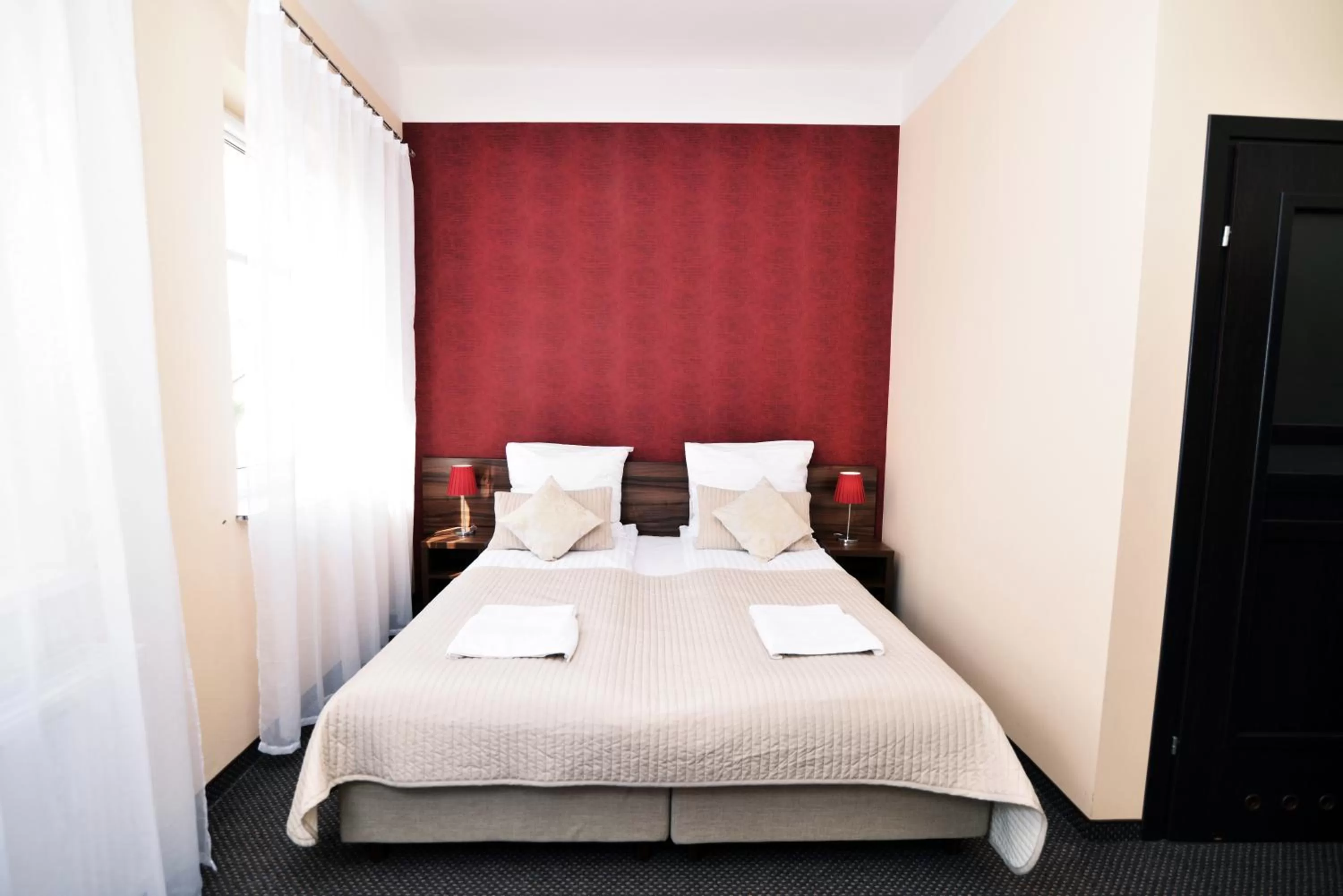 Bed in Hotel Pod Jeleniem