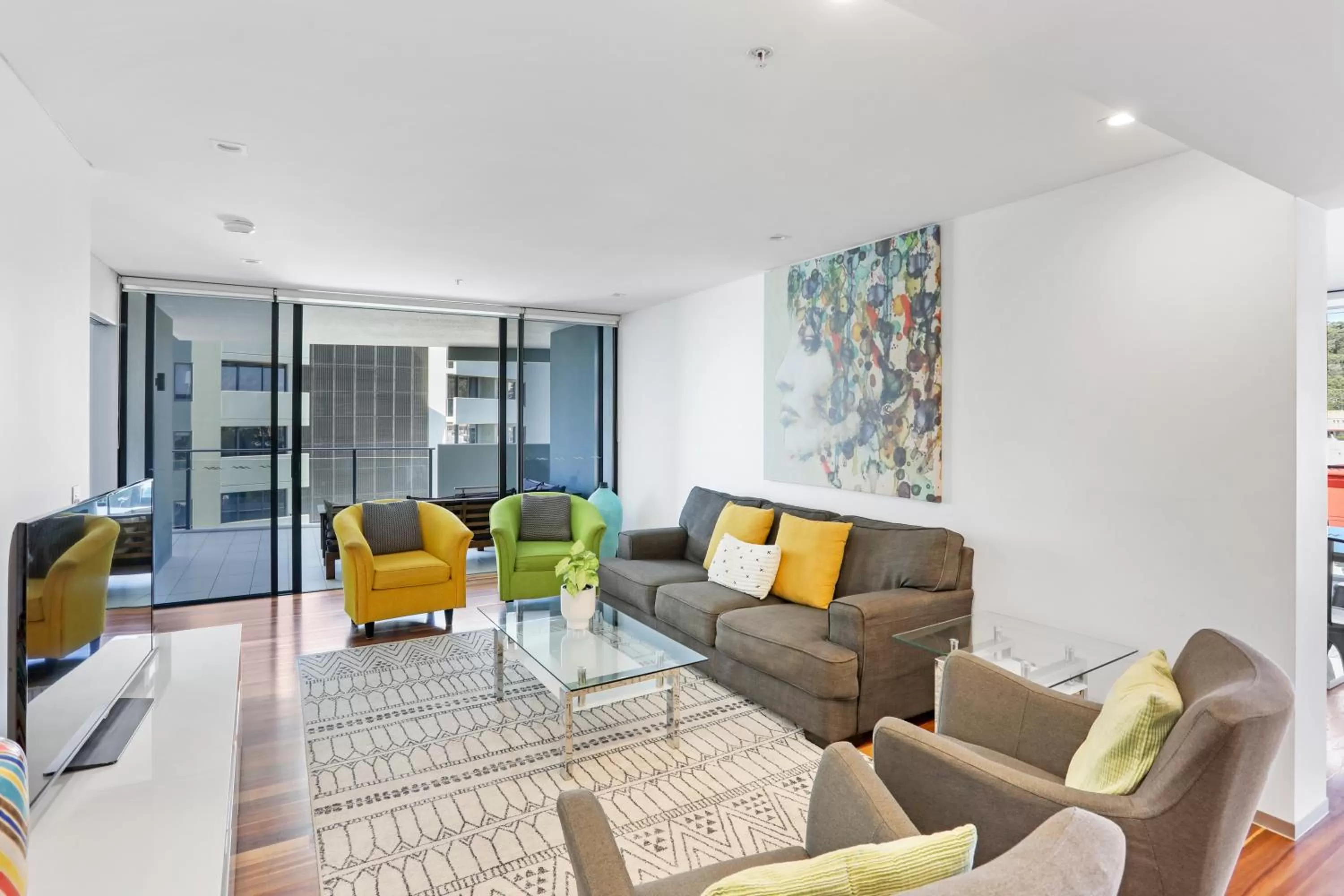 Living room in Ambience on Burleigh Beach