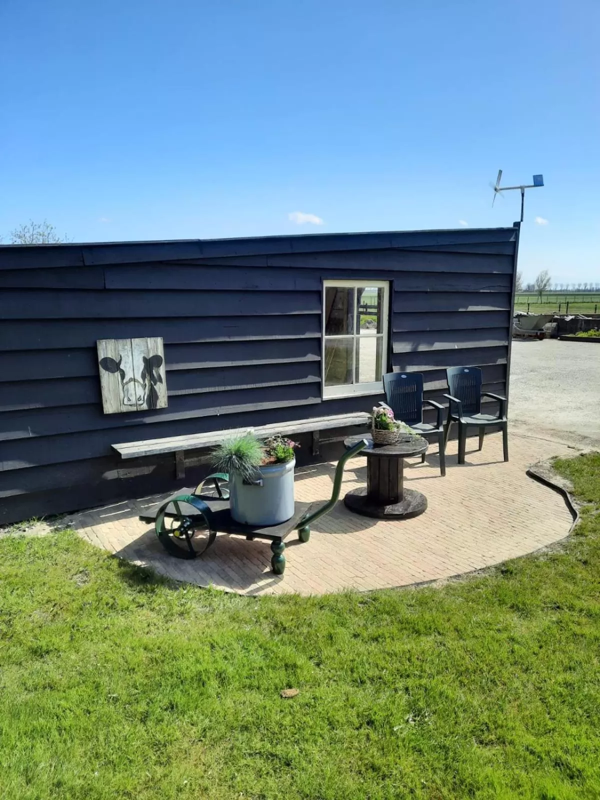 Balcony/Terrace in B & B De Gouwe Plek