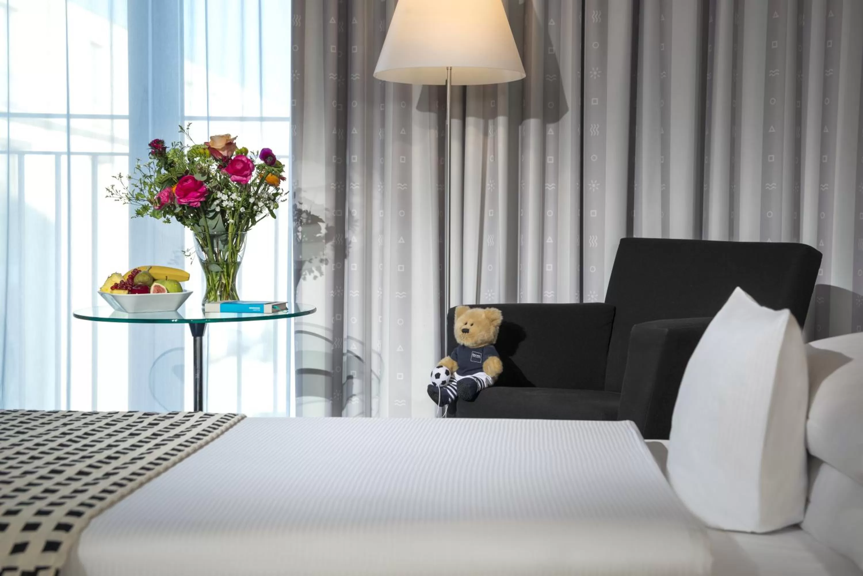 Seating area, Bed in Dorint Hotel Potsdam