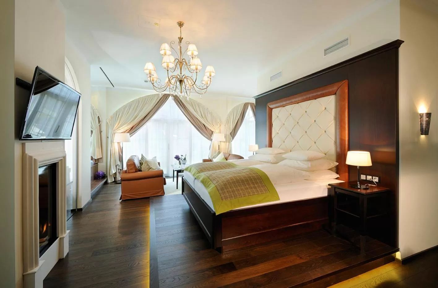 Bed in Hotel Gut Ising