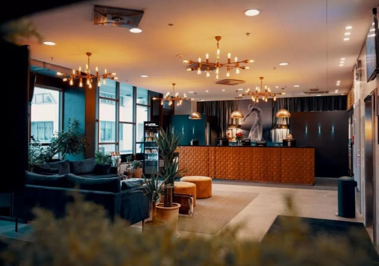 Lobby or reception in Original Sokos Hotel Lappee