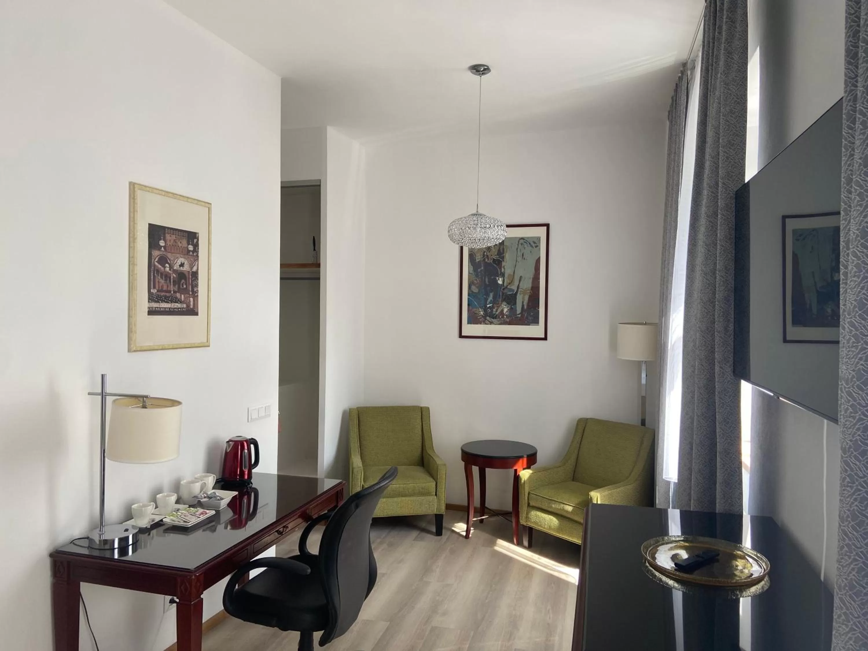 Living room in Aparthotel Slezák