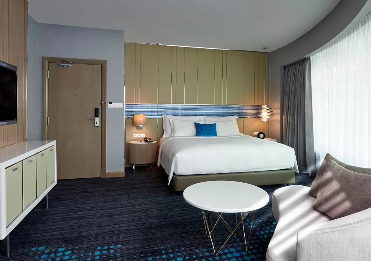 Bed in Pullman Kuala Lumpur City Centre Hotel & Residences