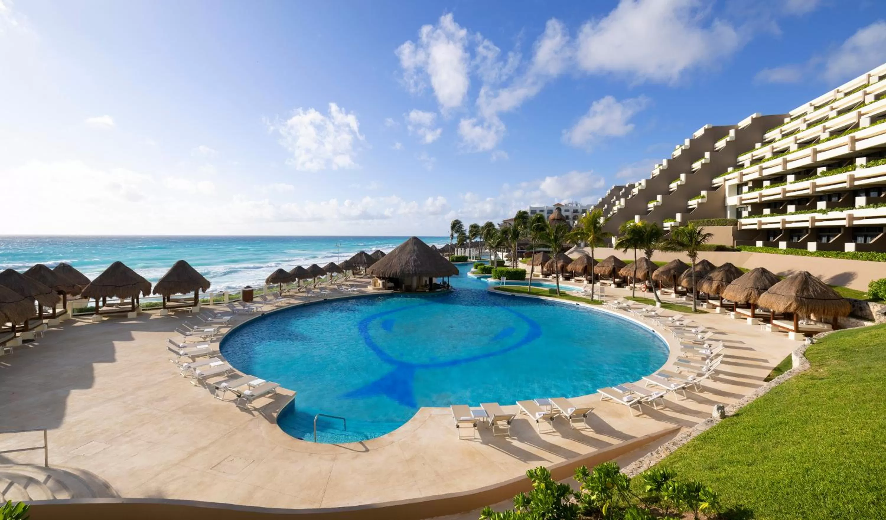 Pool view in Paradisus Cancun All Inclusive - Grand Reopening coming soon