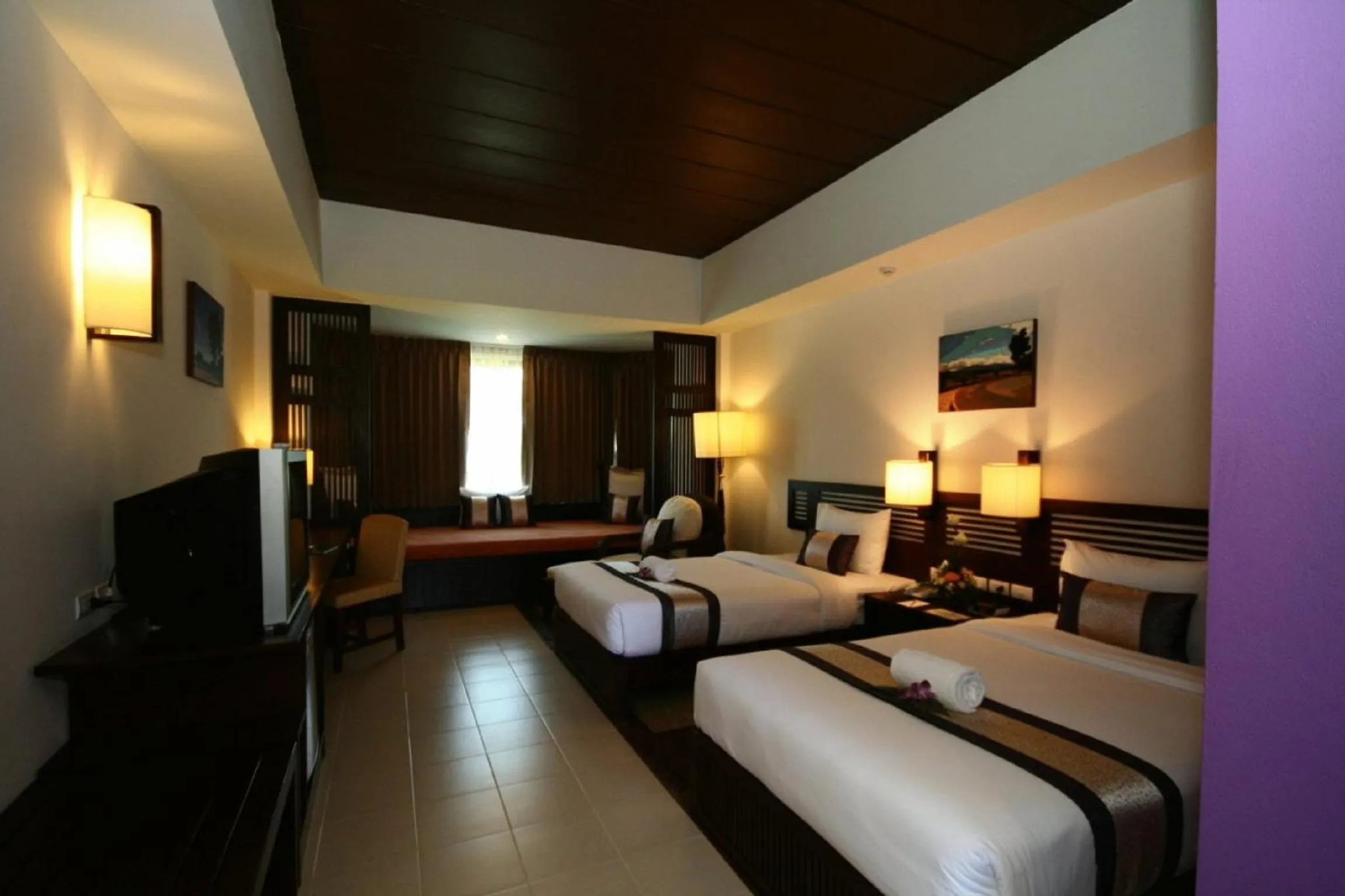 Bed in Mae Jo Golf Resort & Spa