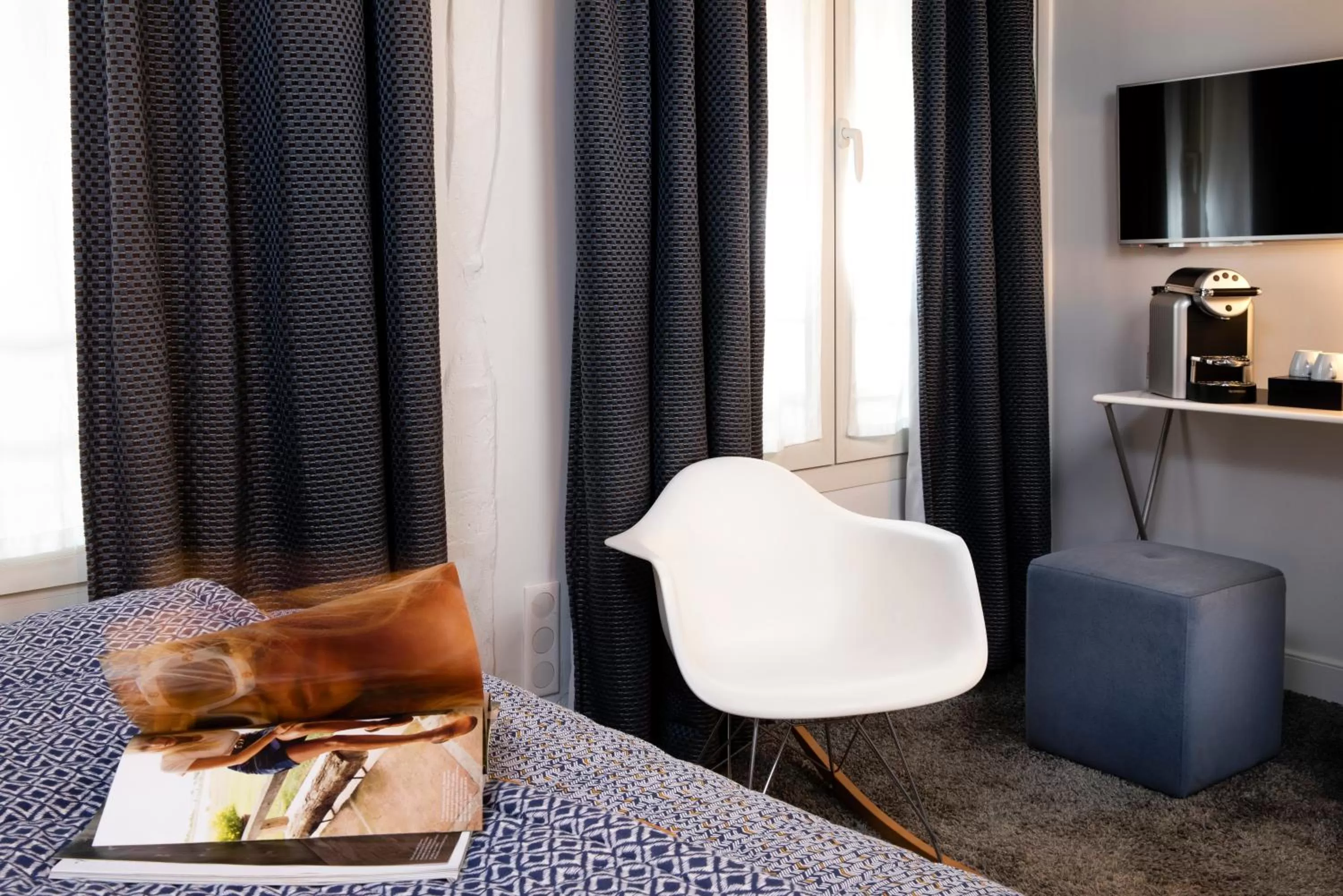 Decorative detail in Hôtel Marais Hôme