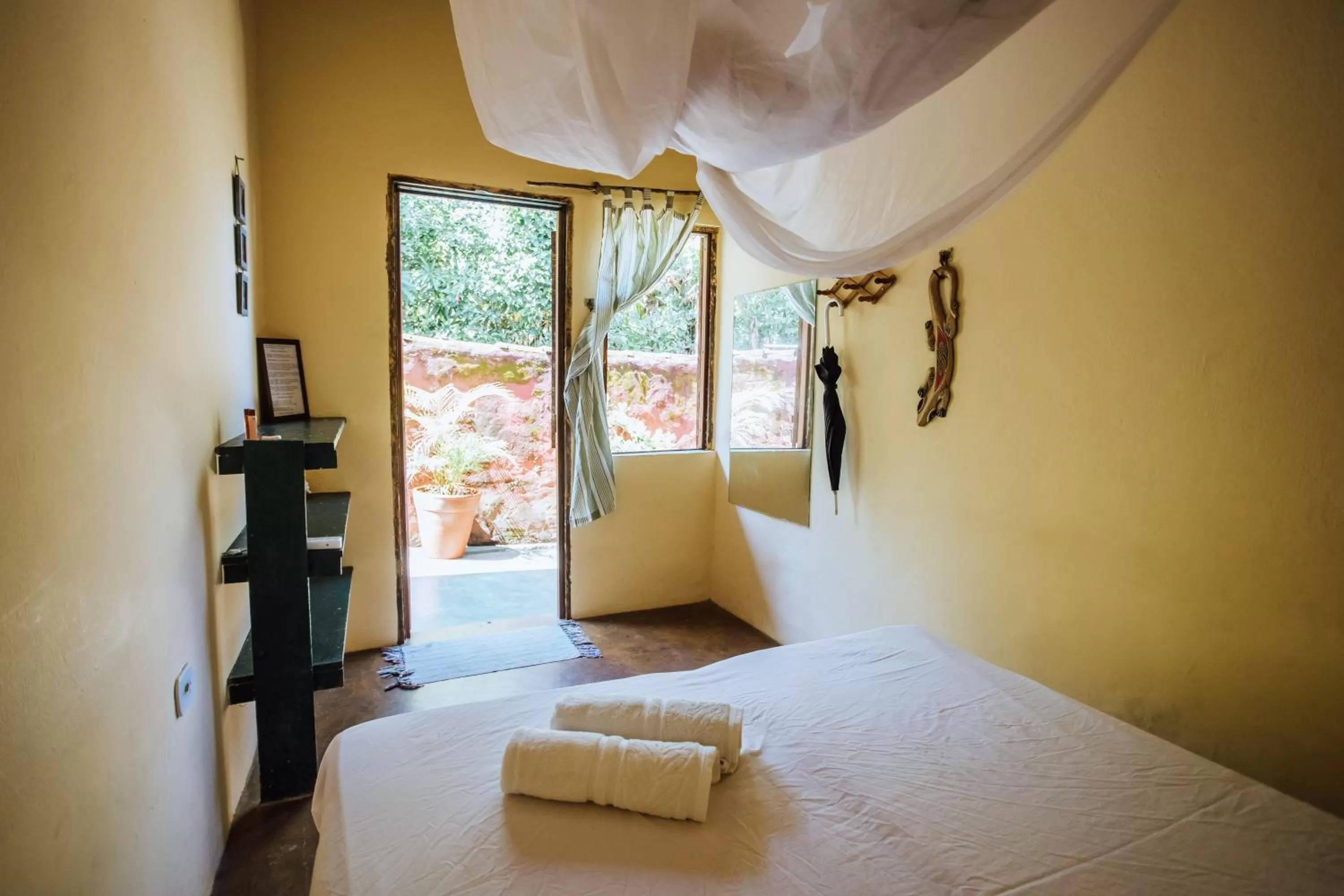 Bed in Pousada da Rosa