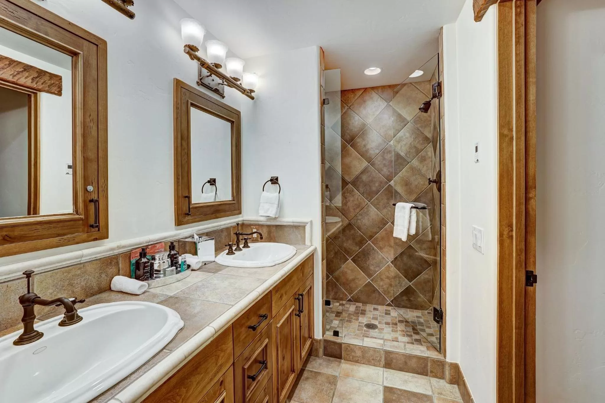 Bathroom in The Arrabelle at Vail Square, a RockResort, by Vail Resorts