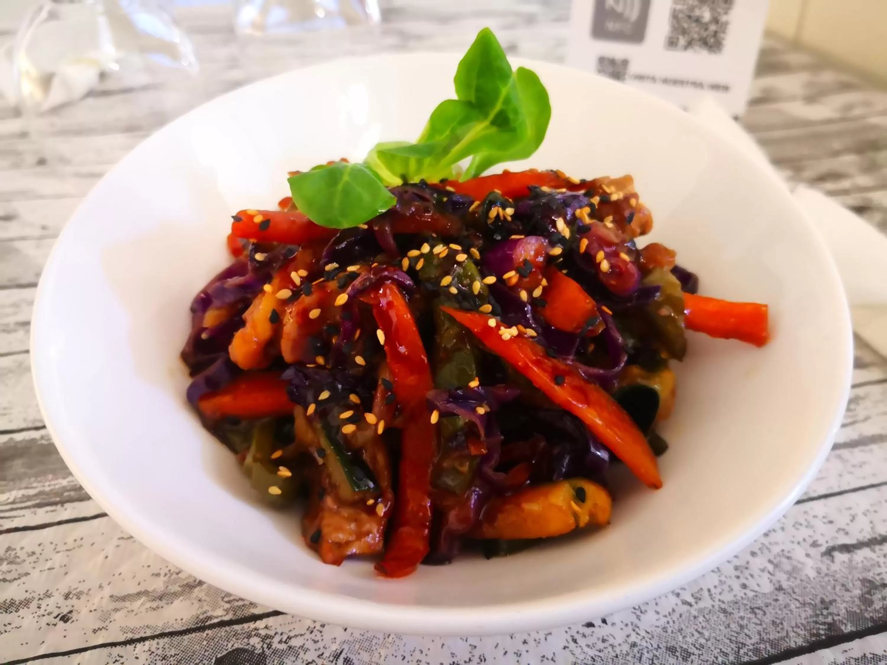 Food close-up in Hotel Aro'S