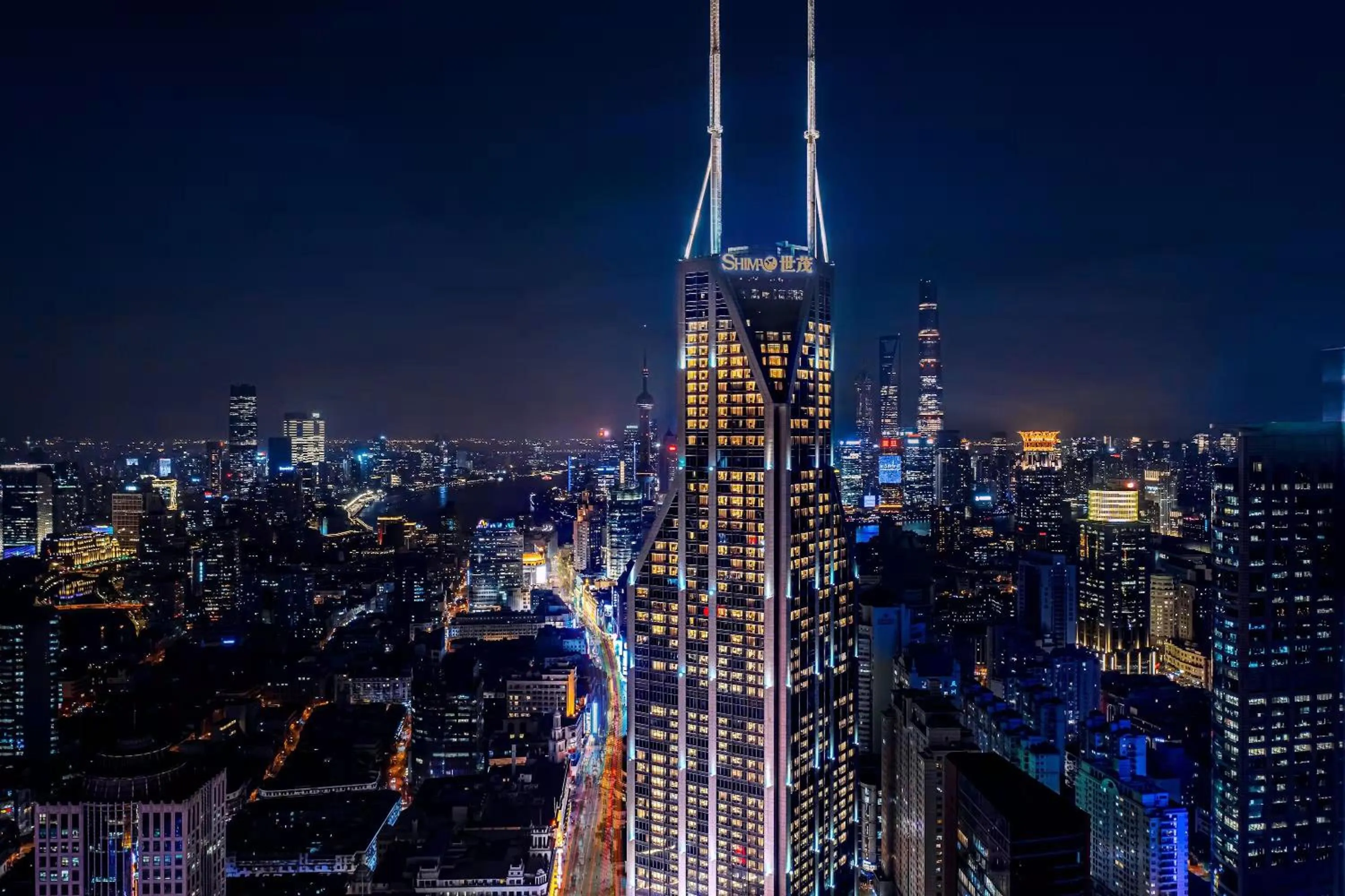 City view in Conrad Shanghai