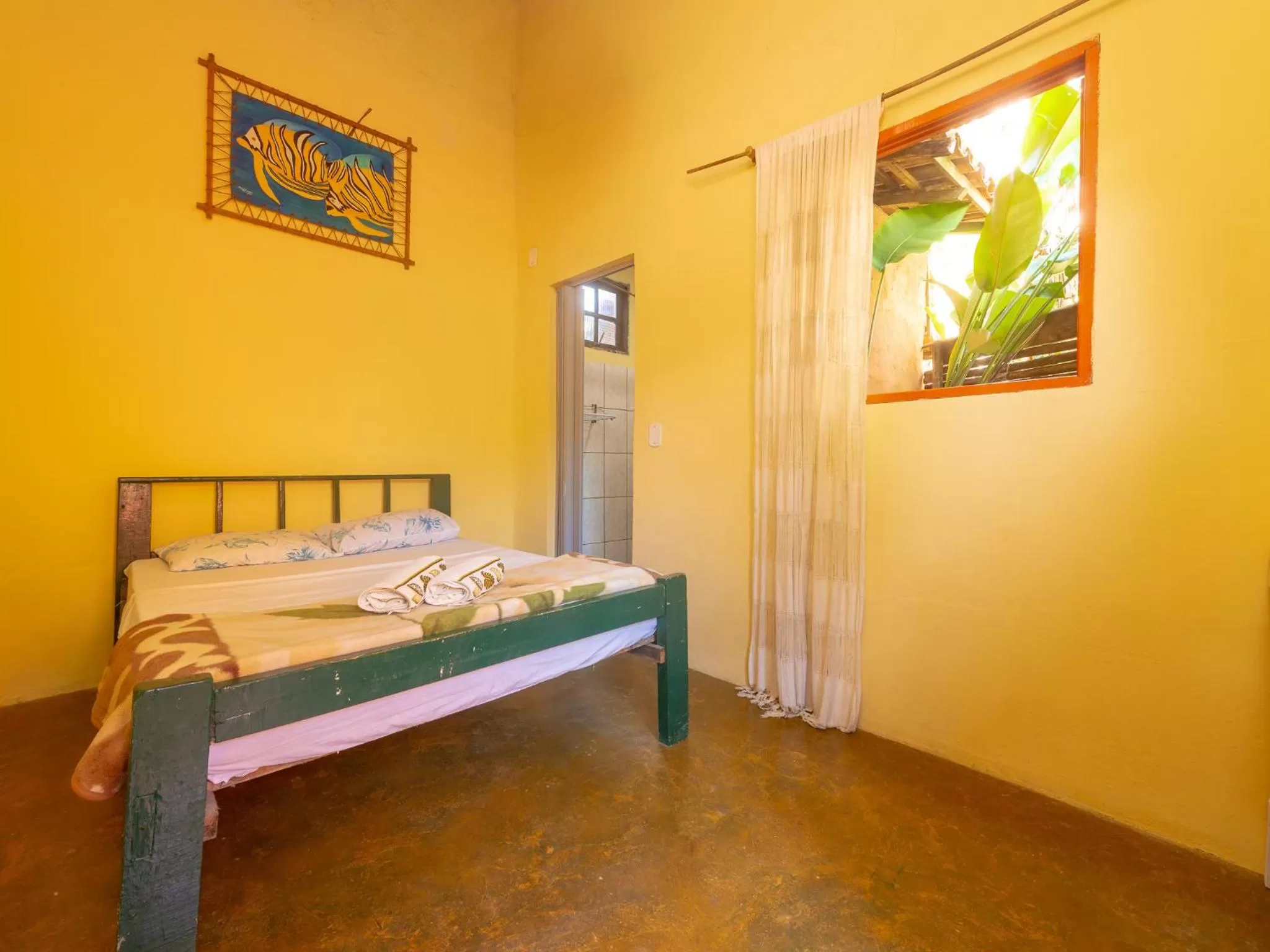 Bed in Pousada da Rosa