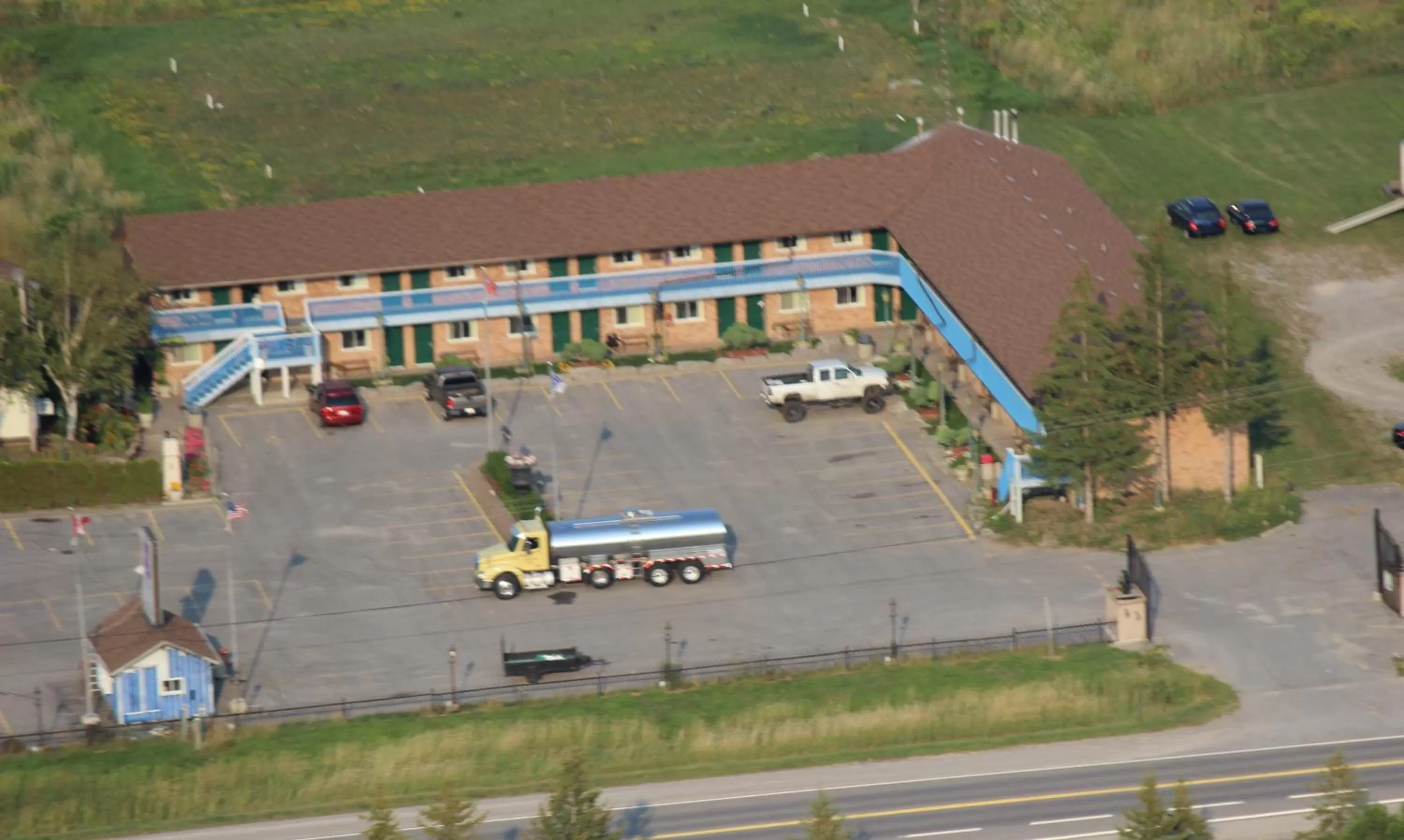 Bird's eye view in Knights Inn Lindsay