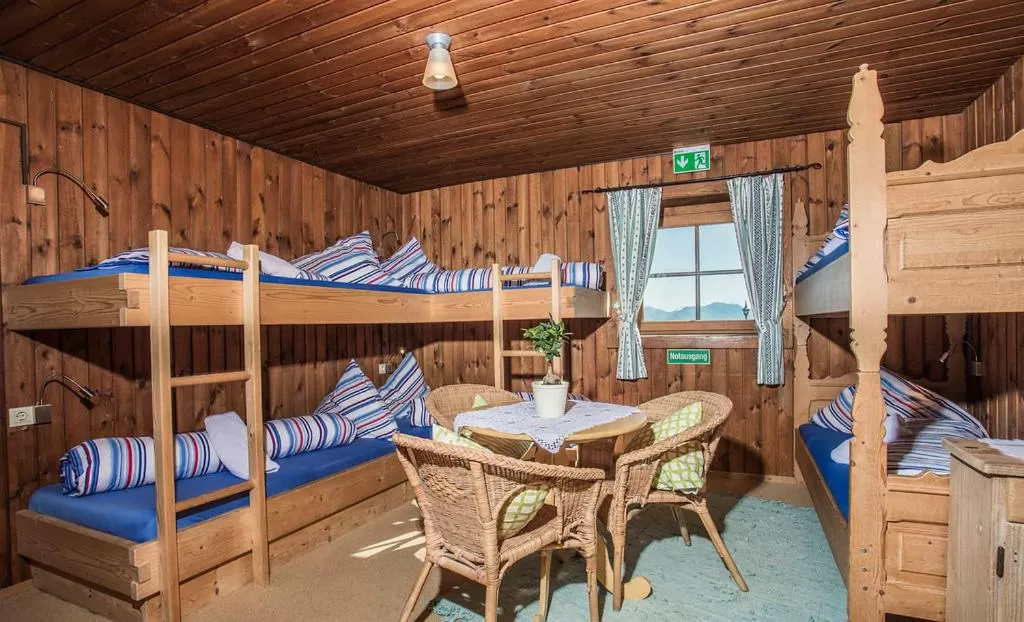 Bed in Hocheckhuette On Top of the Kitzbuehel Hahnenkamm Mountain